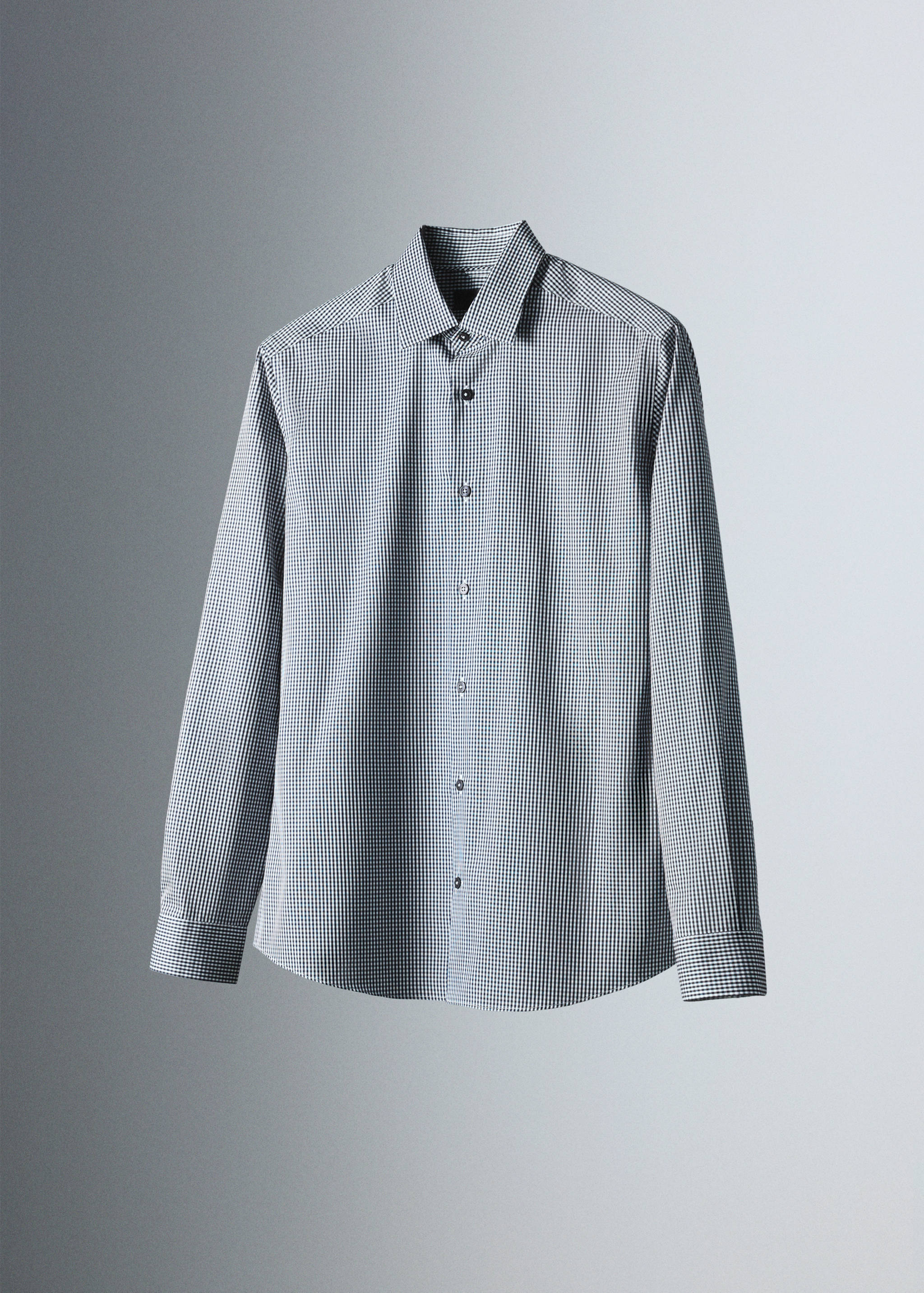 Slim fit comfort stretch non-iron shirt - Details of the article 5
