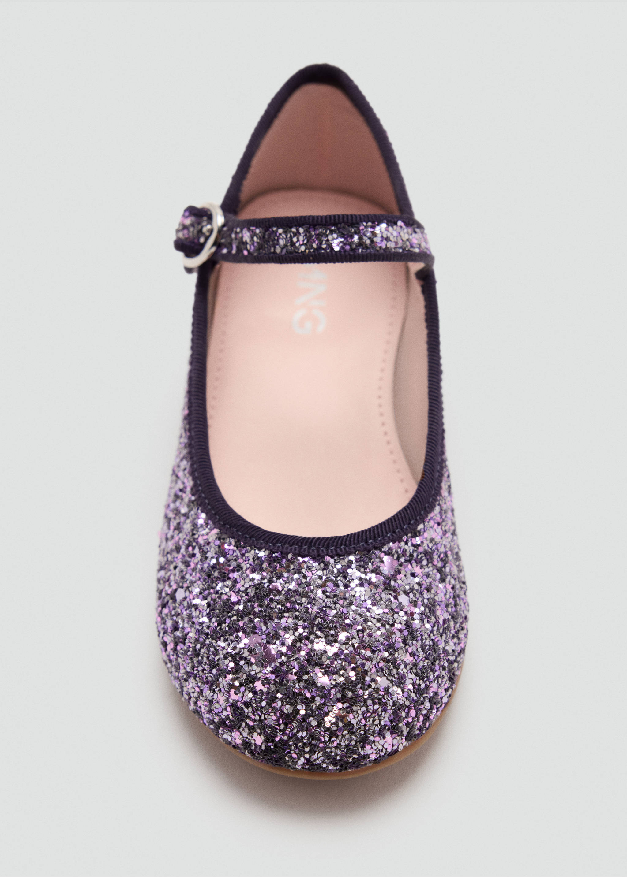 Zapato tacón purpurina - Detalle del artículo 2, Morado claro/pastel. Ref: 37046727-00.