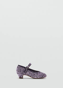 Heeled glitter shoe — Light/Pastel Purple 1