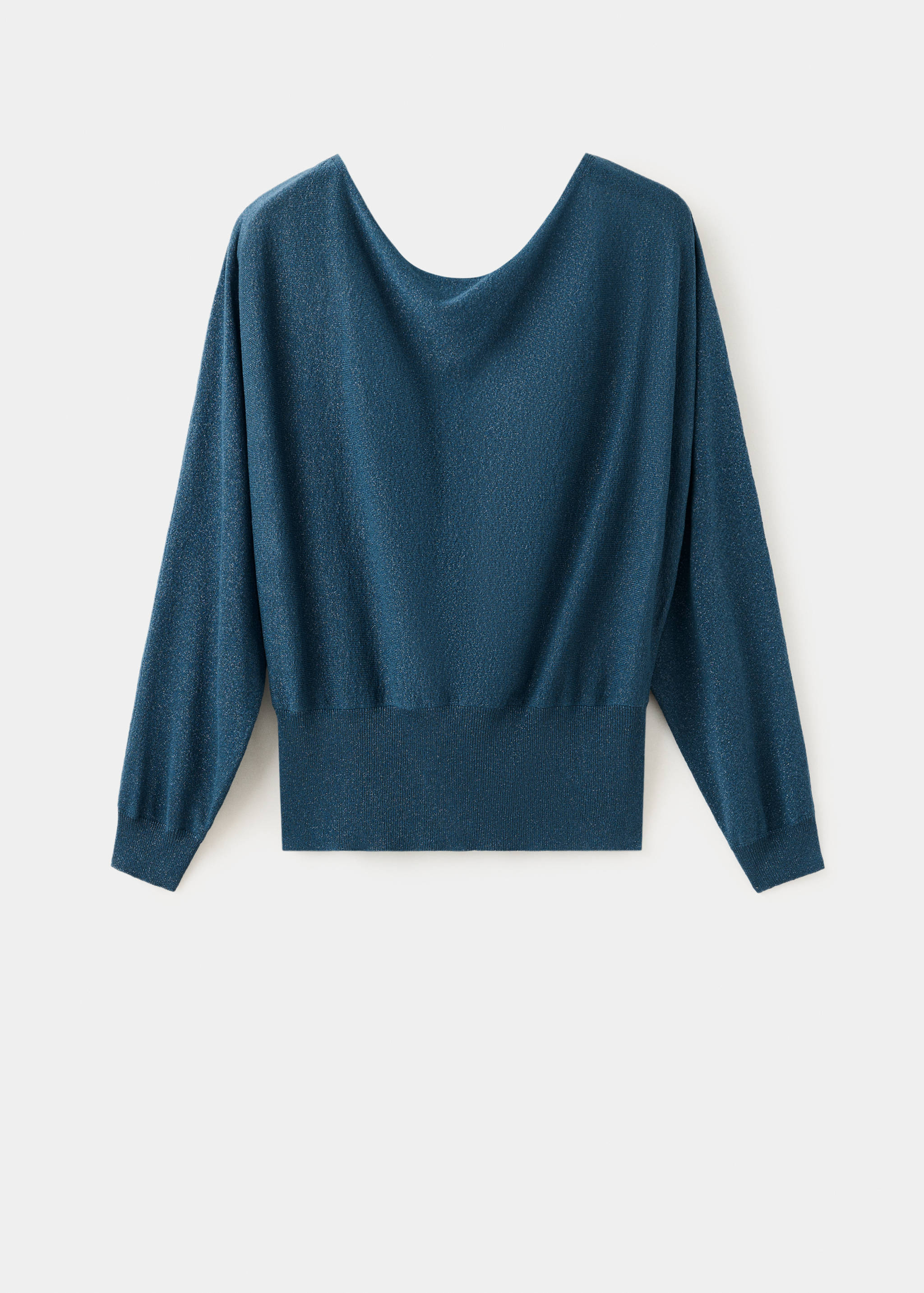 Boat neck lurex sweater - Article without model
