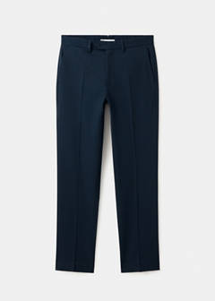 Straight suit trousers — Navy 5