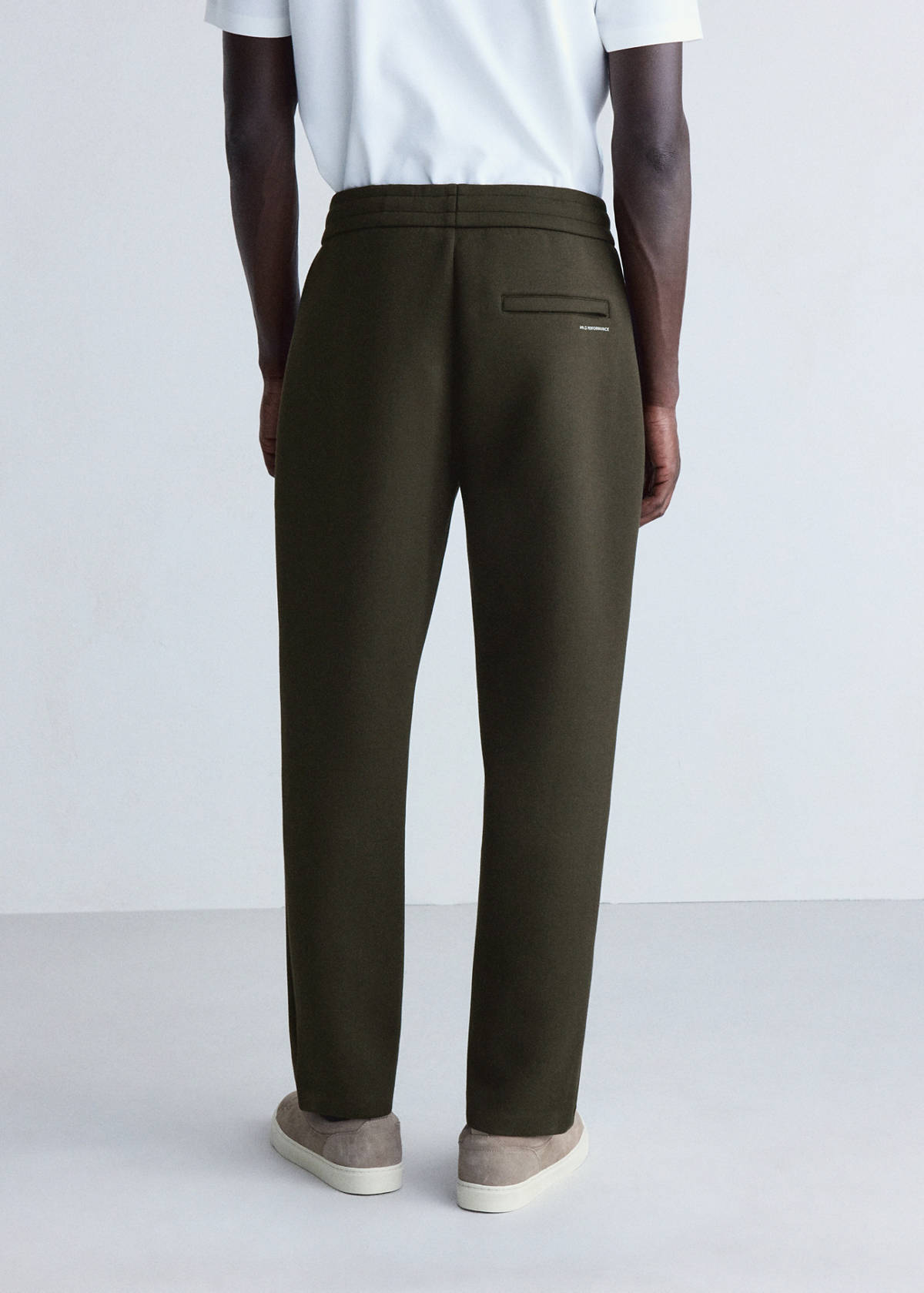 Thermolite® neoprene-effect joggers — Khaki