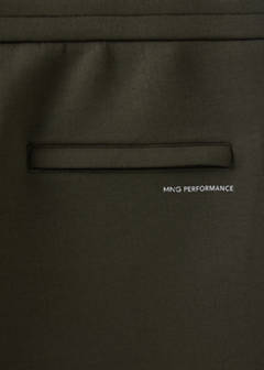 Thermolite® neoprene-effect joggers — Khaki 10