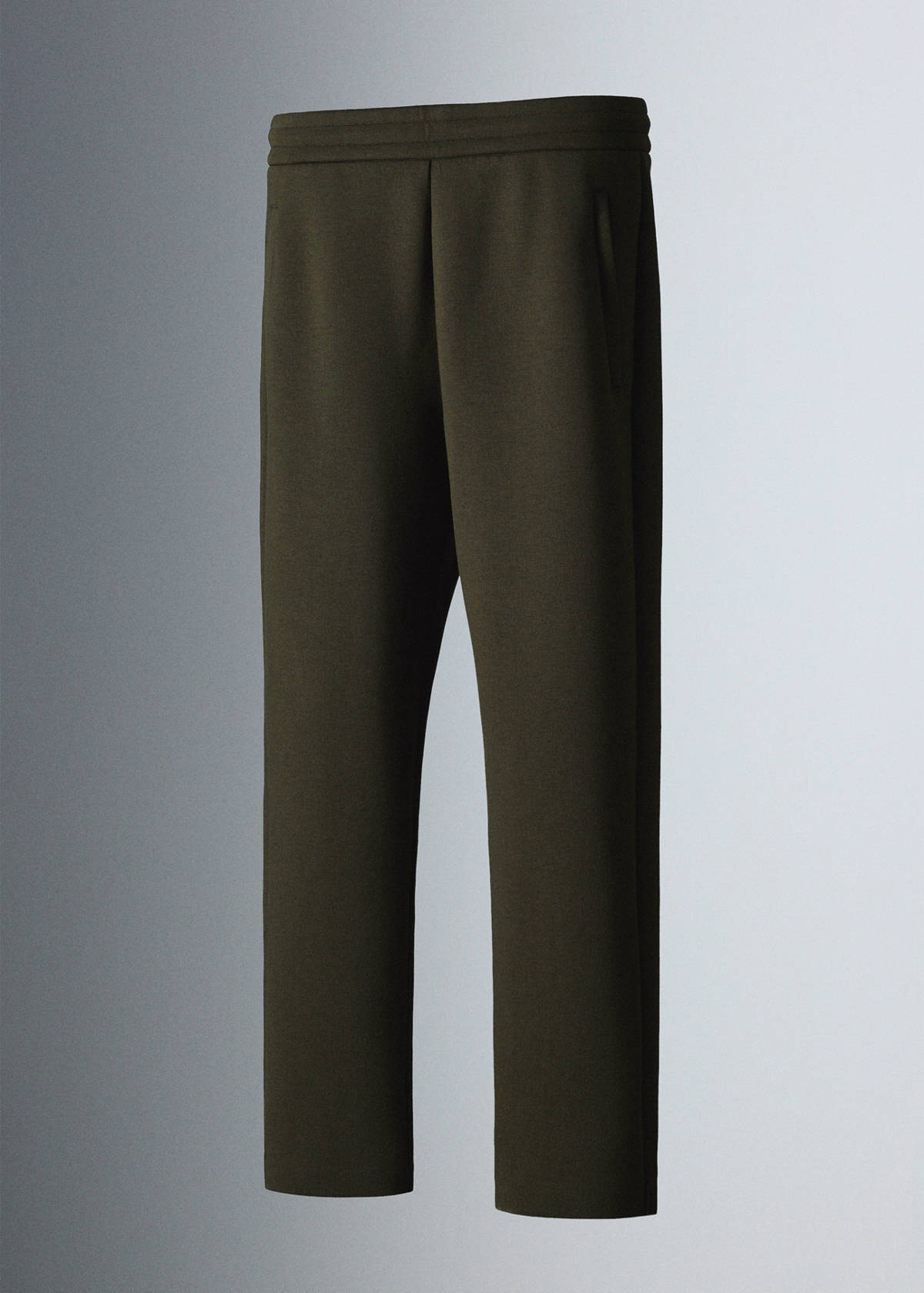 Thermolite® neoprene-effect joggers — Khaki