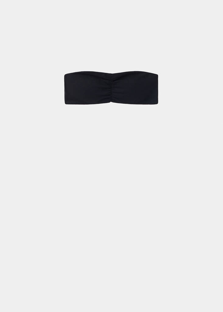 Top bandeau czarny - Teen - M - MANGO TEEN