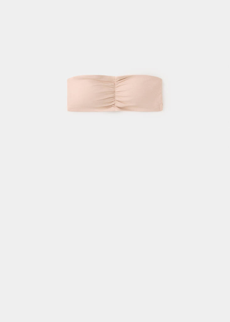 Top bandeau beżowy - Teen - L - MANGO TEEN
