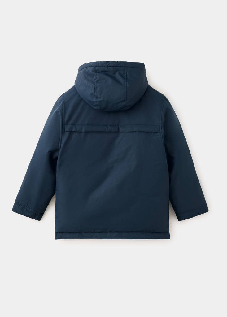 Pocket quilted jacket — Navy