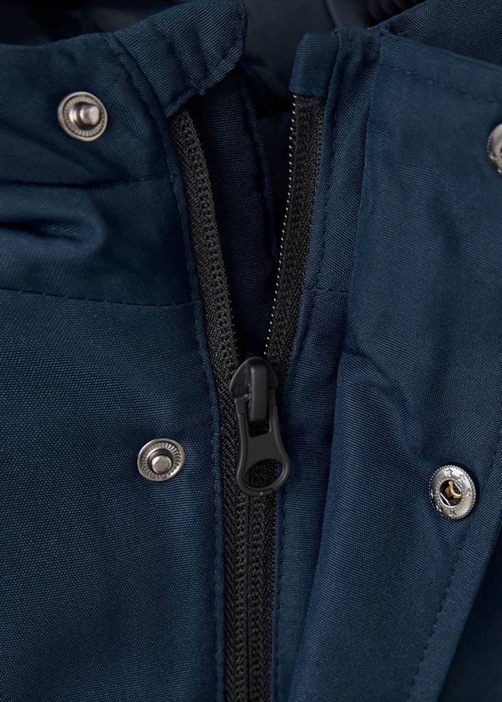 Pocket quilted jacket — Navy