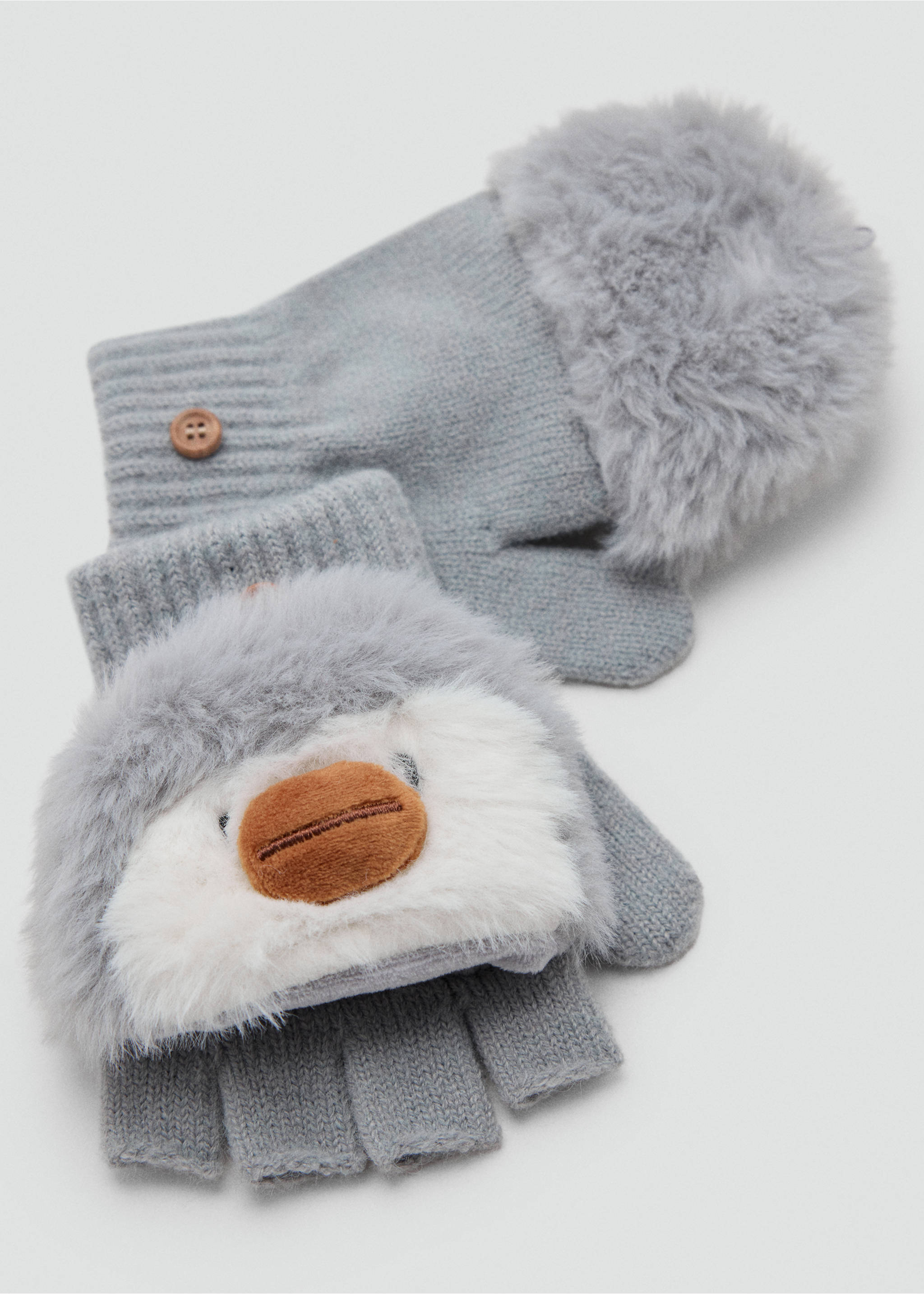 GLOVES PINGUG - رؤية وسط, رمادي. Ref: 37047117-00.