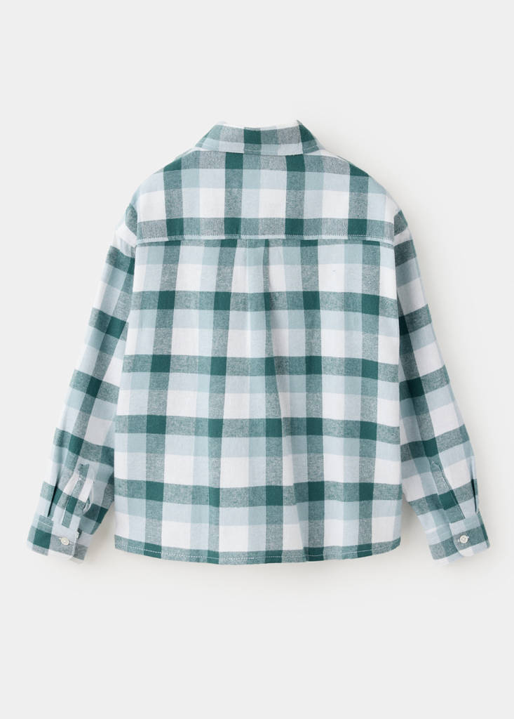 Checked flannel shirt
