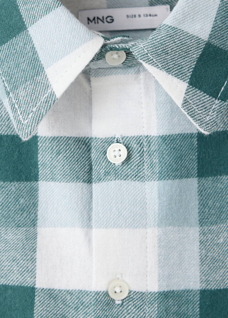 Checked flannel shirt - thumbnail 3