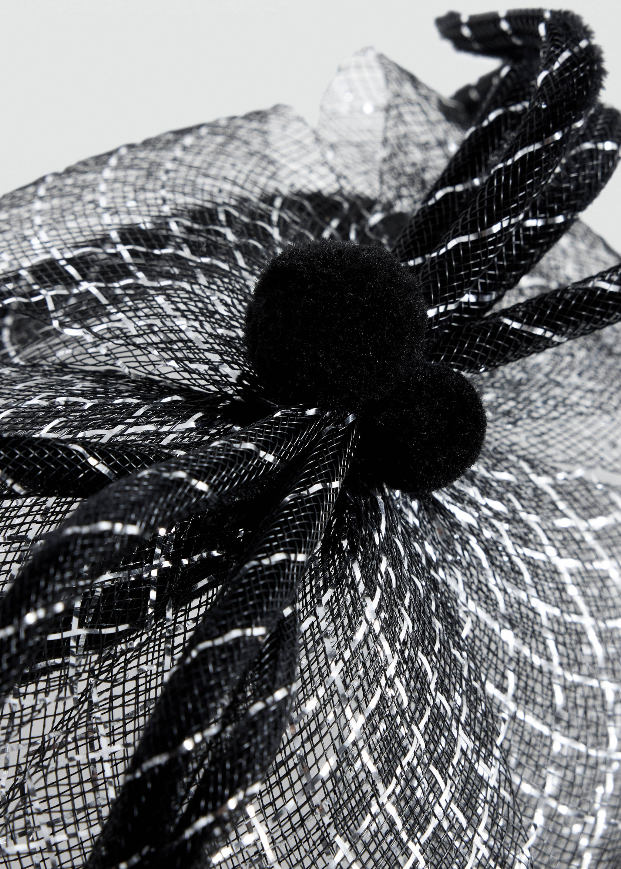 Halloween spider tulle headband - Medium plane