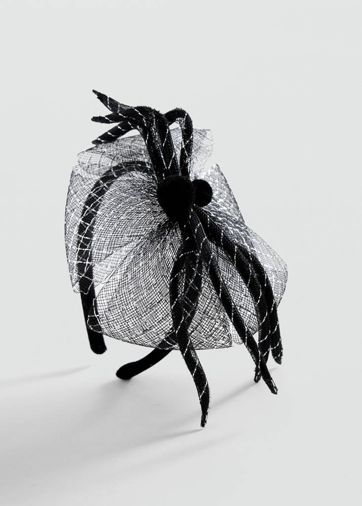 Halloween spider tulle headband - thumbnail 3