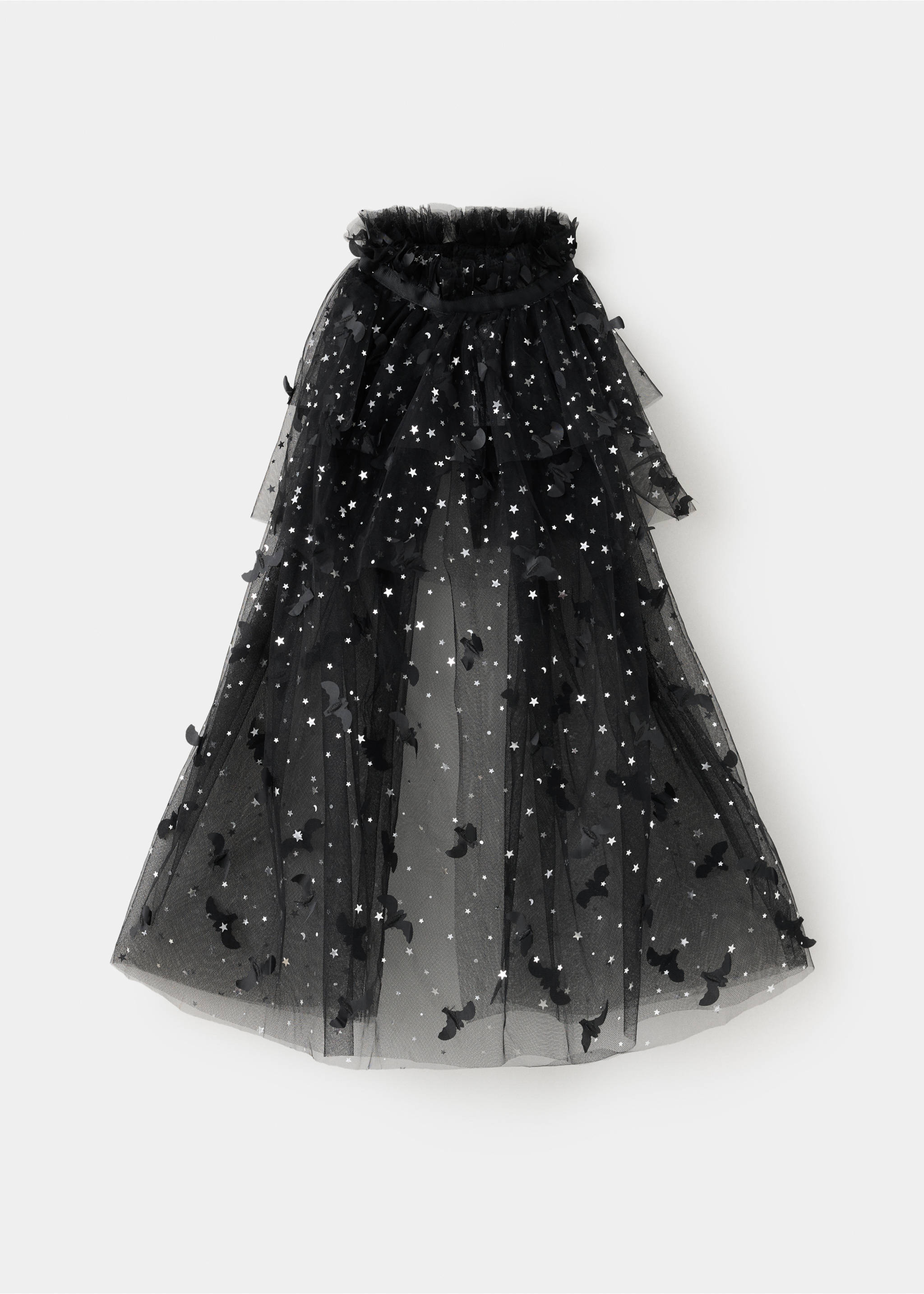 Halloween star tulle skirt - Reverse of the article, Black. Ref: 37047122-00.