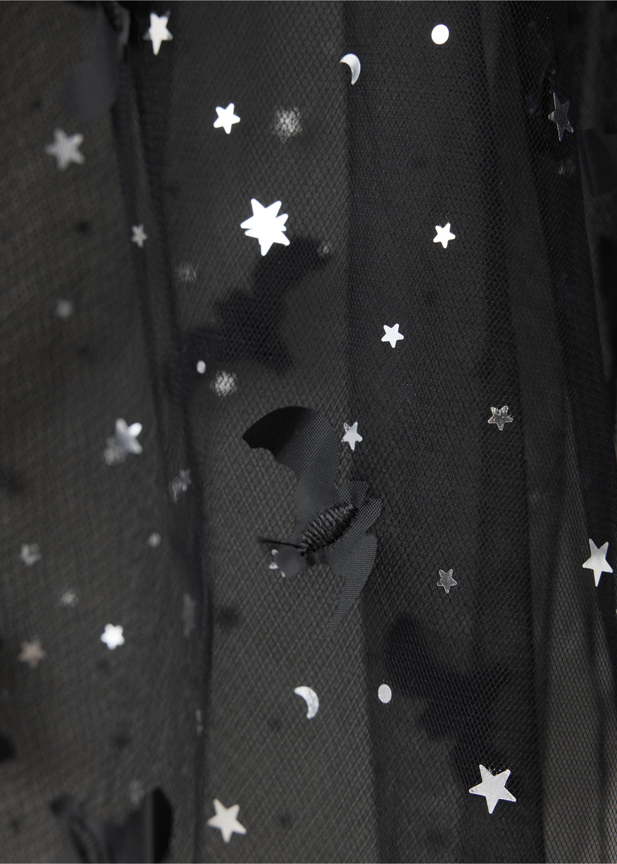 Halloween star tulle skirt - Details of the article 8, Black. Ref: 37047122-00.