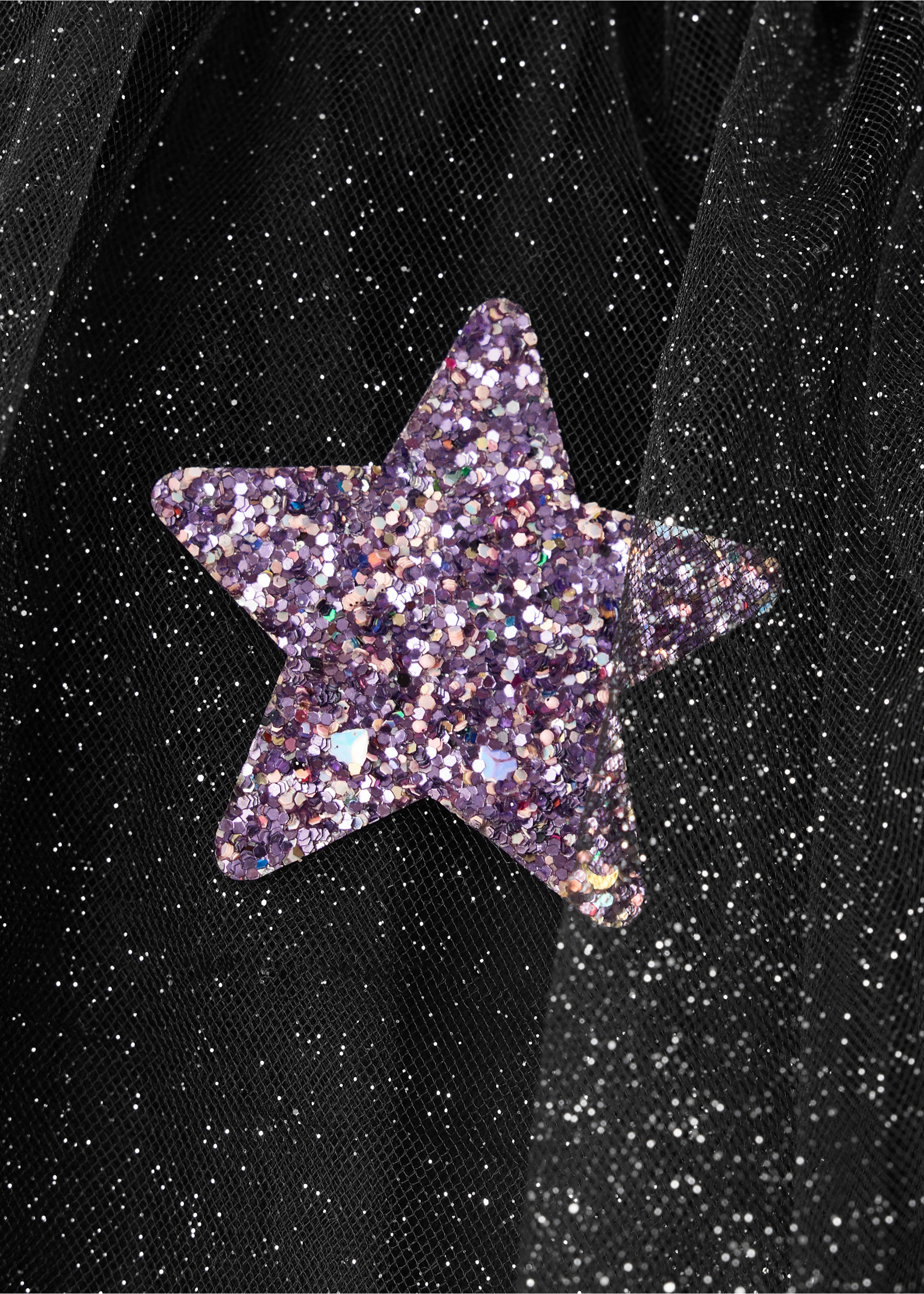 Halloween star tulle skirt - Details of the article 1, Black. Ref: 37047123-00.