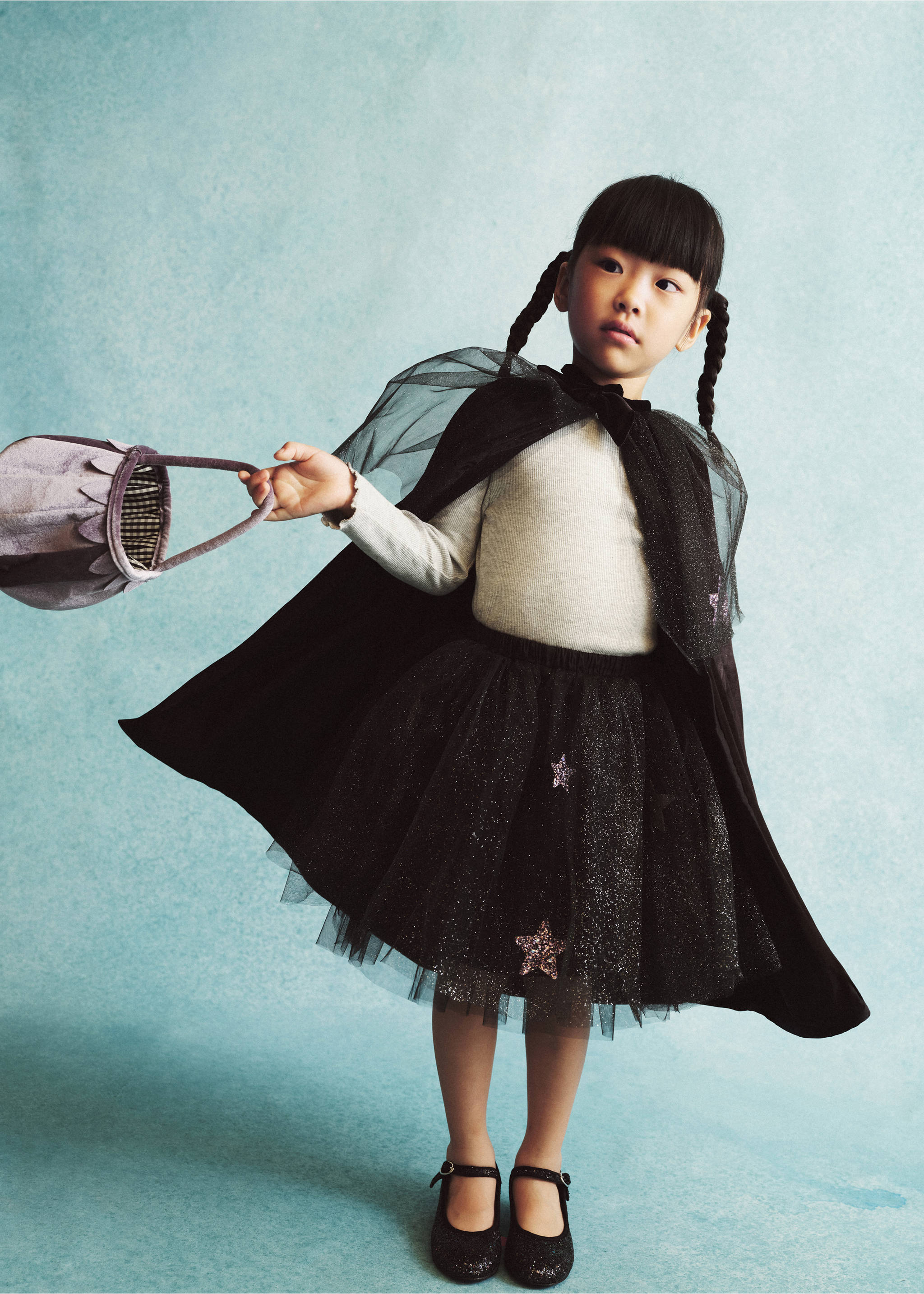 Halloween star tulle skirt - Details of the article 5, Black. Ref: 37047123-00.