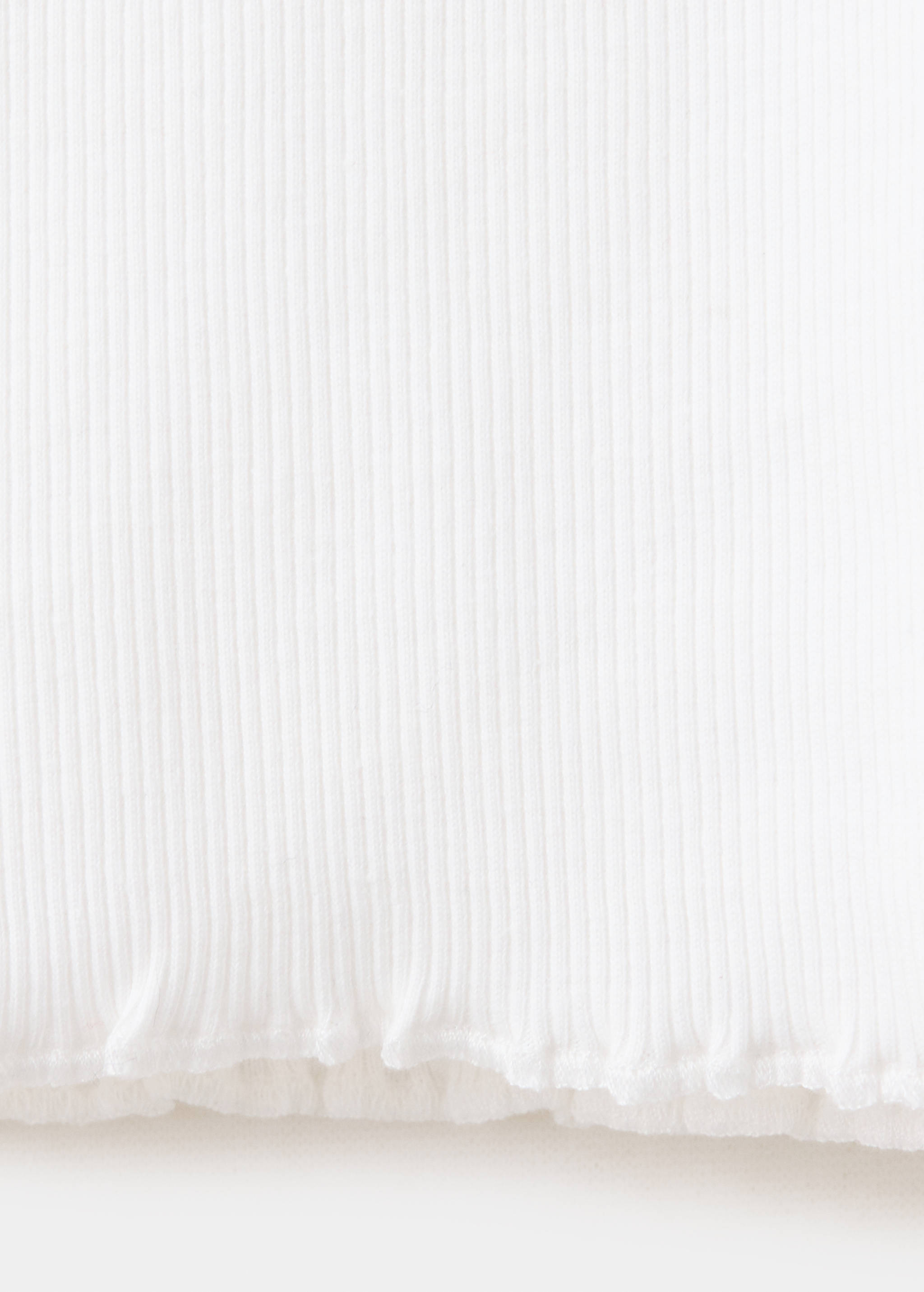 T-shirt coton côtelé - Détail de l'article 0