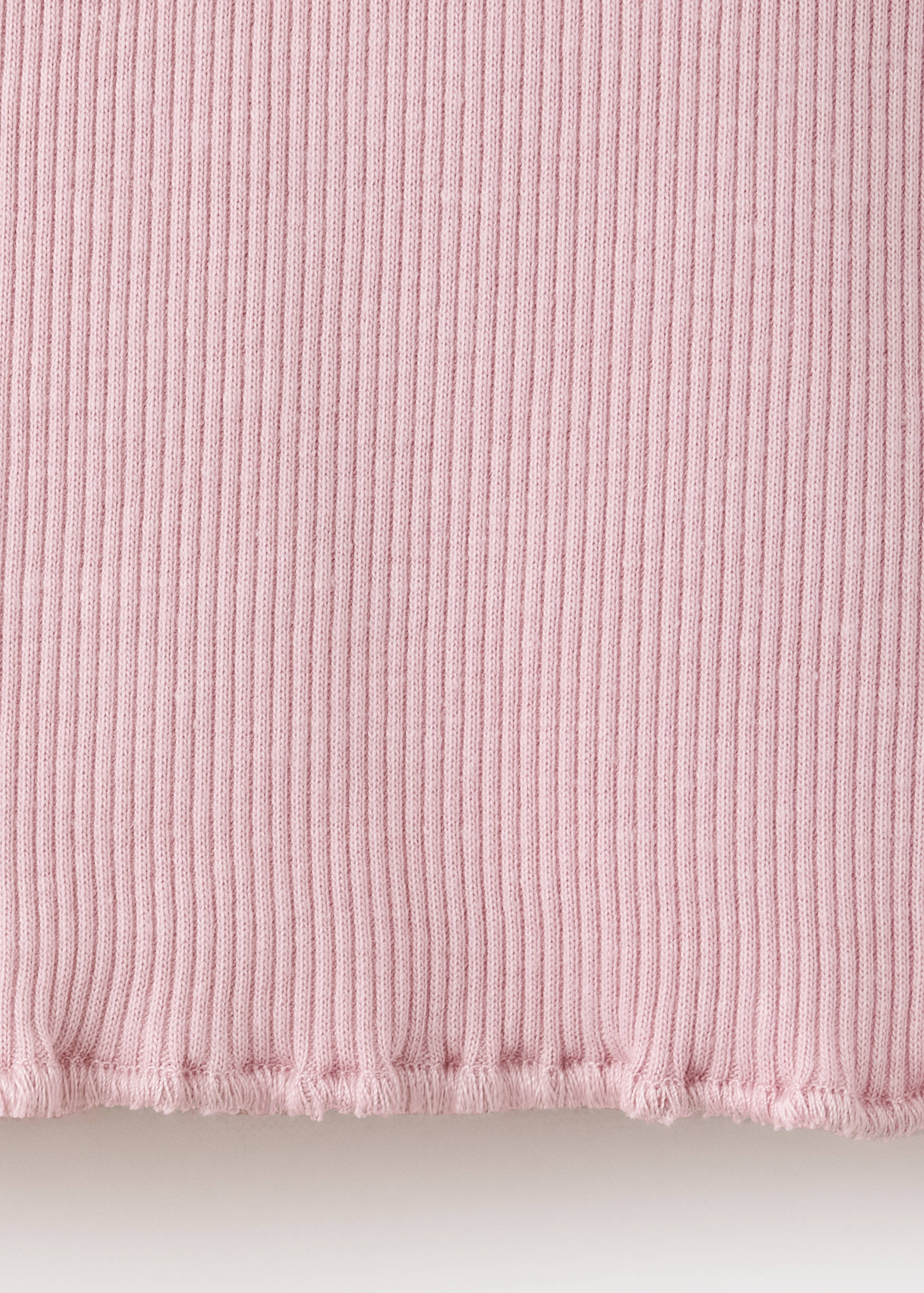 T-shirt coton côtelé - Détail de l'article 0