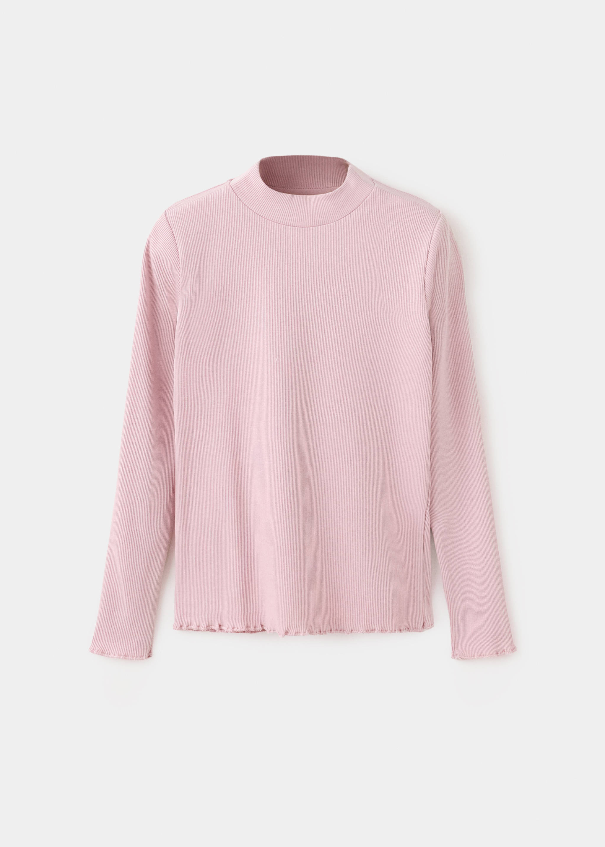 T-shirt coton côtelé - Article sans modèle