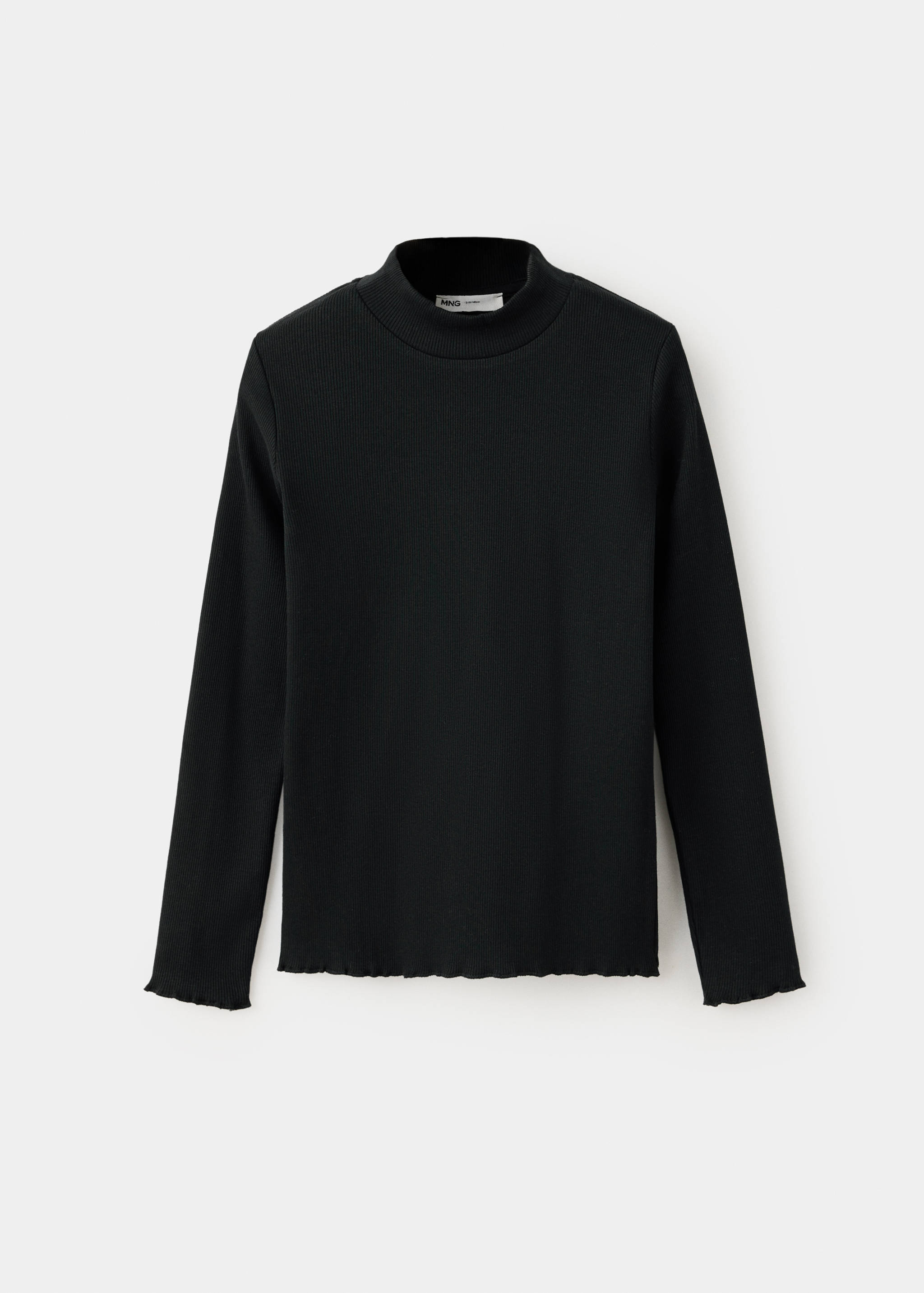 T-shirt coton côtelé - Article sans modèle