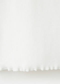 Ribbed T-shirt with wavy edges — Off White 7