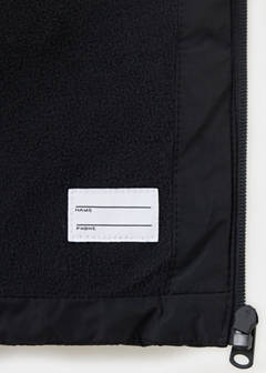Quilted long coat — Black 4