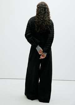 Padded honeycomb anorak — Black 3