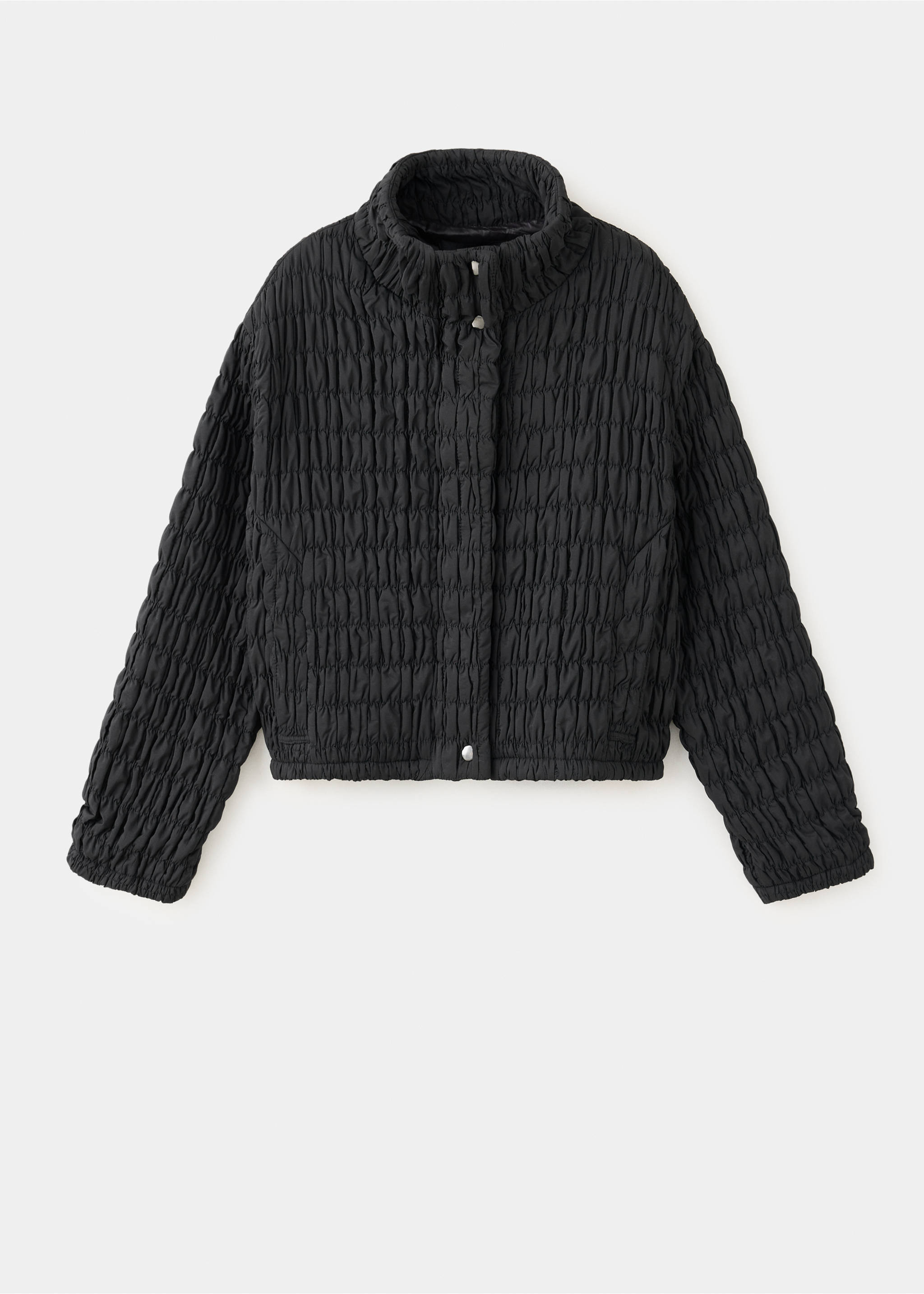 Padded honeycomb anorak - Article without model, Black. Ref: 37047773-00.