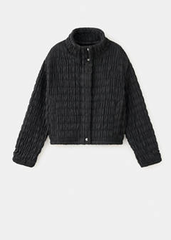 Padded honeycomb anorak — Black 5