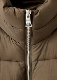 Quilted anorak with patch pockets — Khaki 6