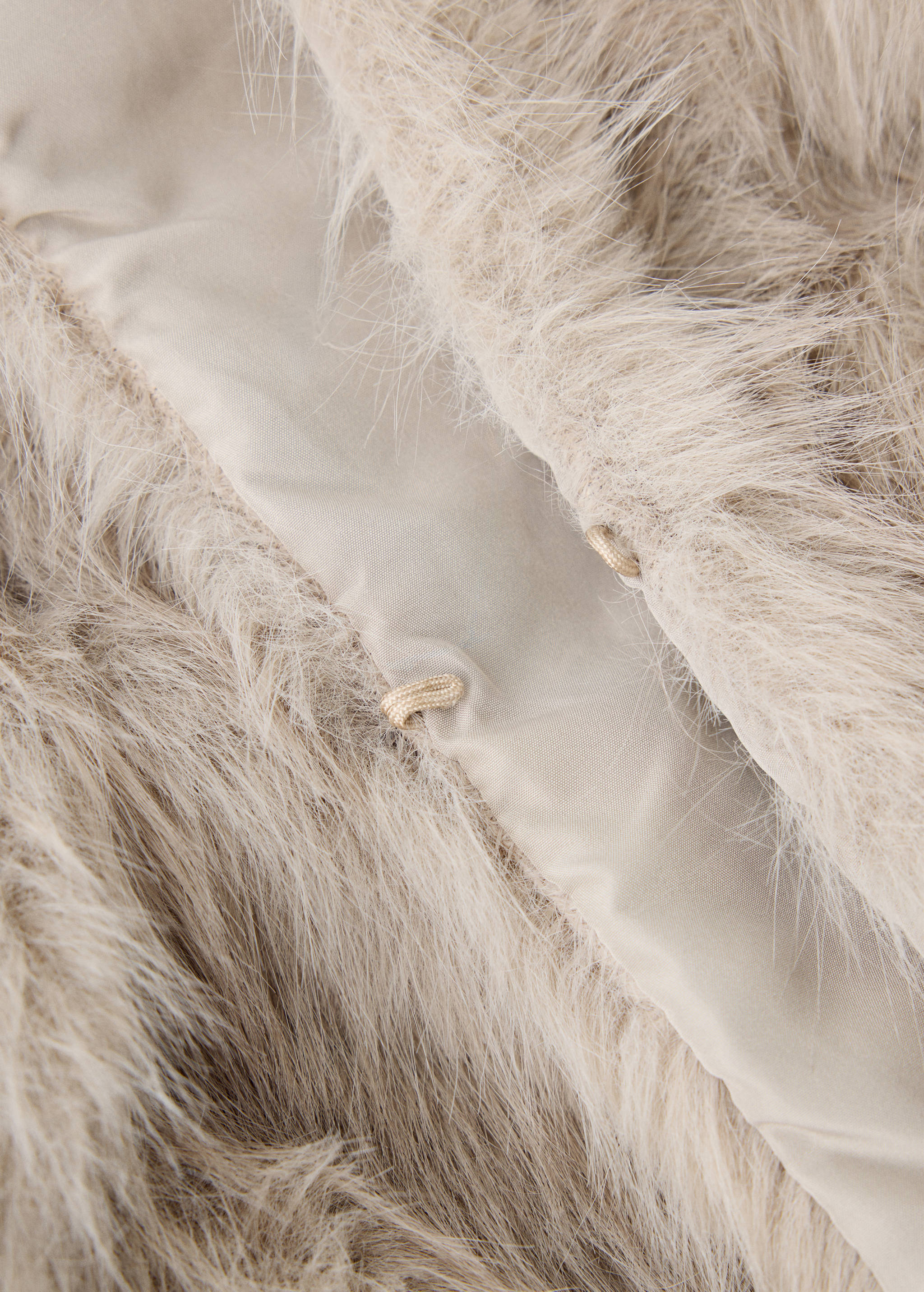 Veste fourrure col rond - Détail de l'article 0
