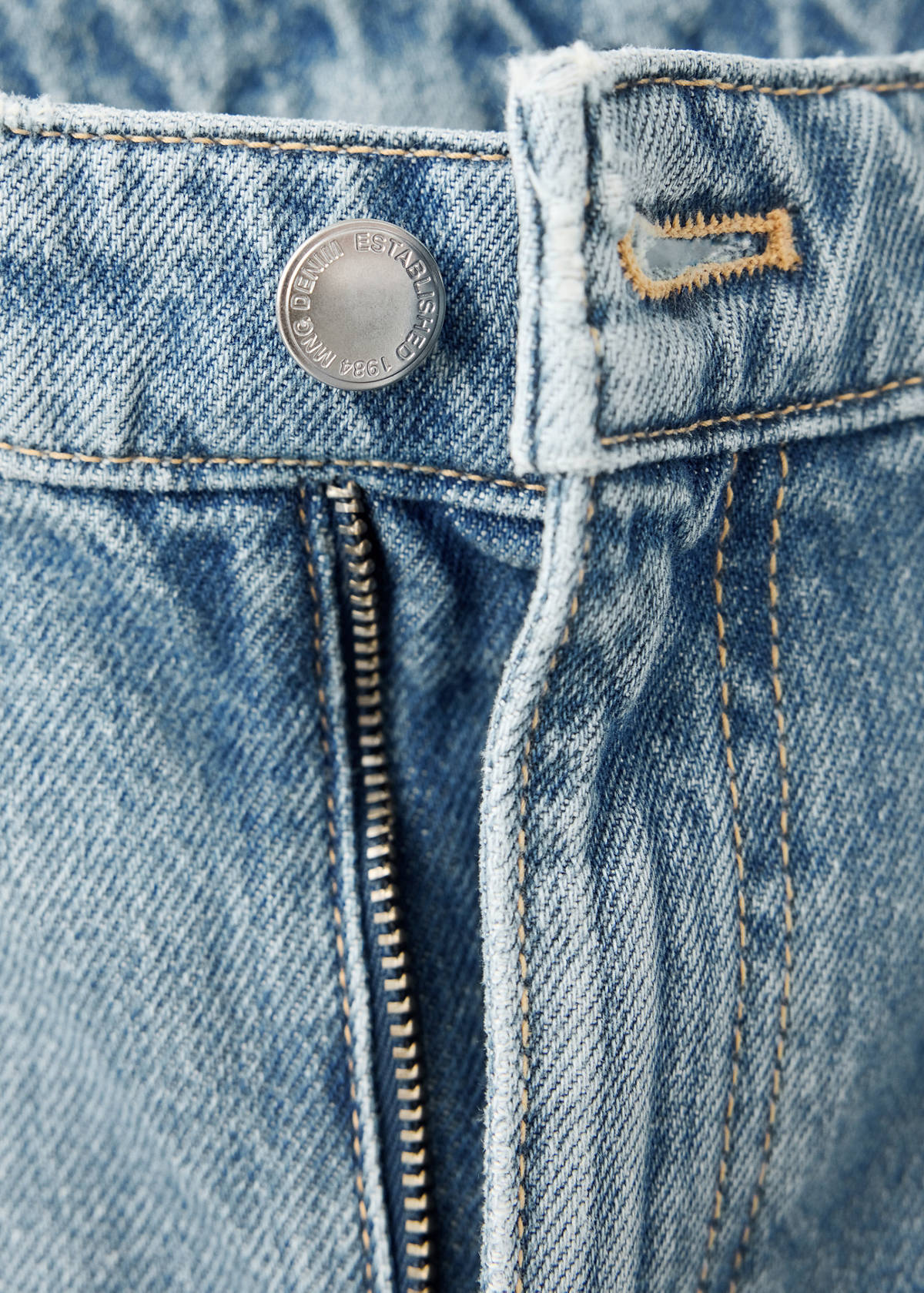 Wide leg jeans with pockets — Medium Blue