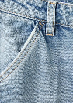 Wide leg jeans with pockets — Medium Blue 7