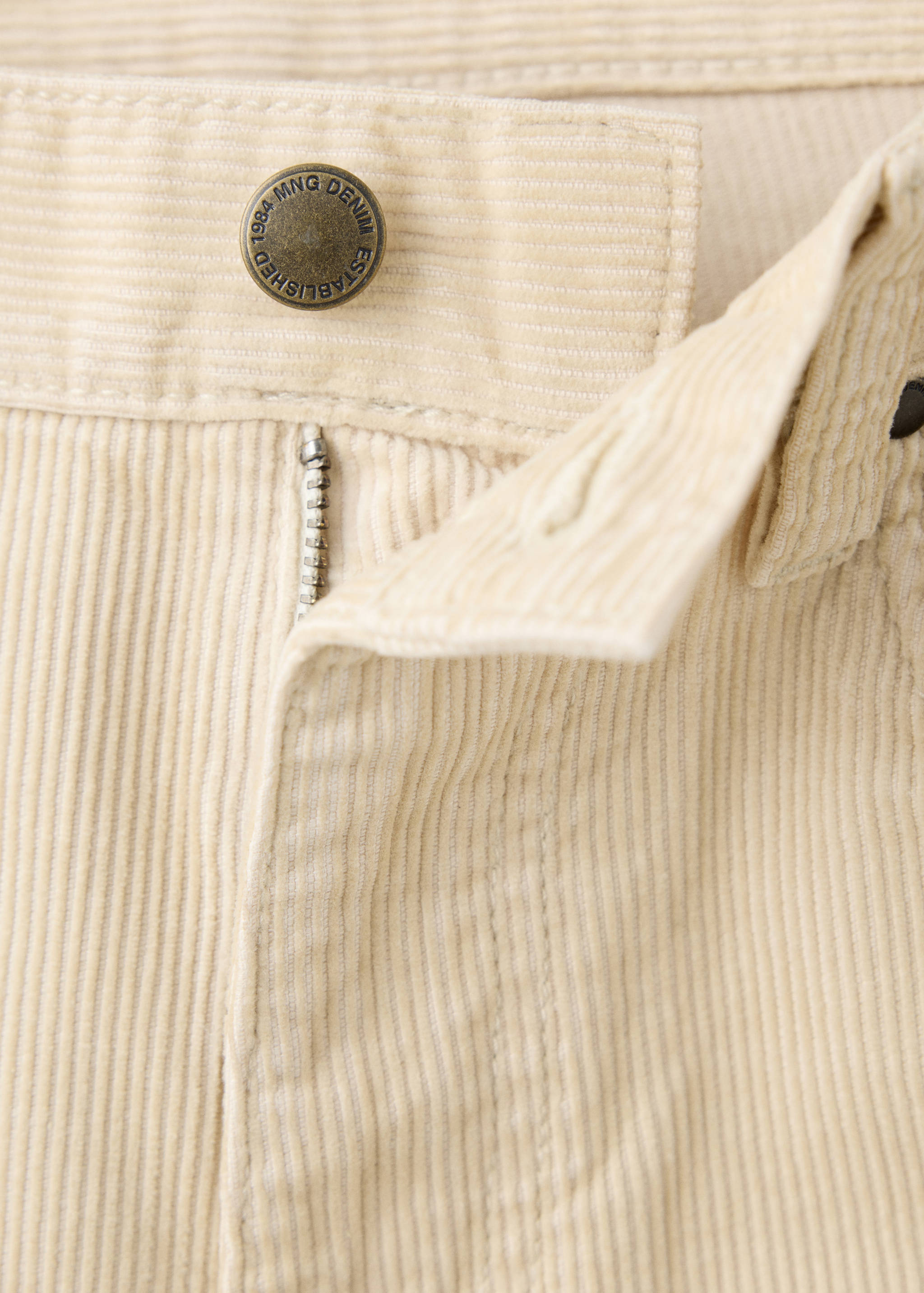 Balloon-fit corduroy pants - Details of the article 8