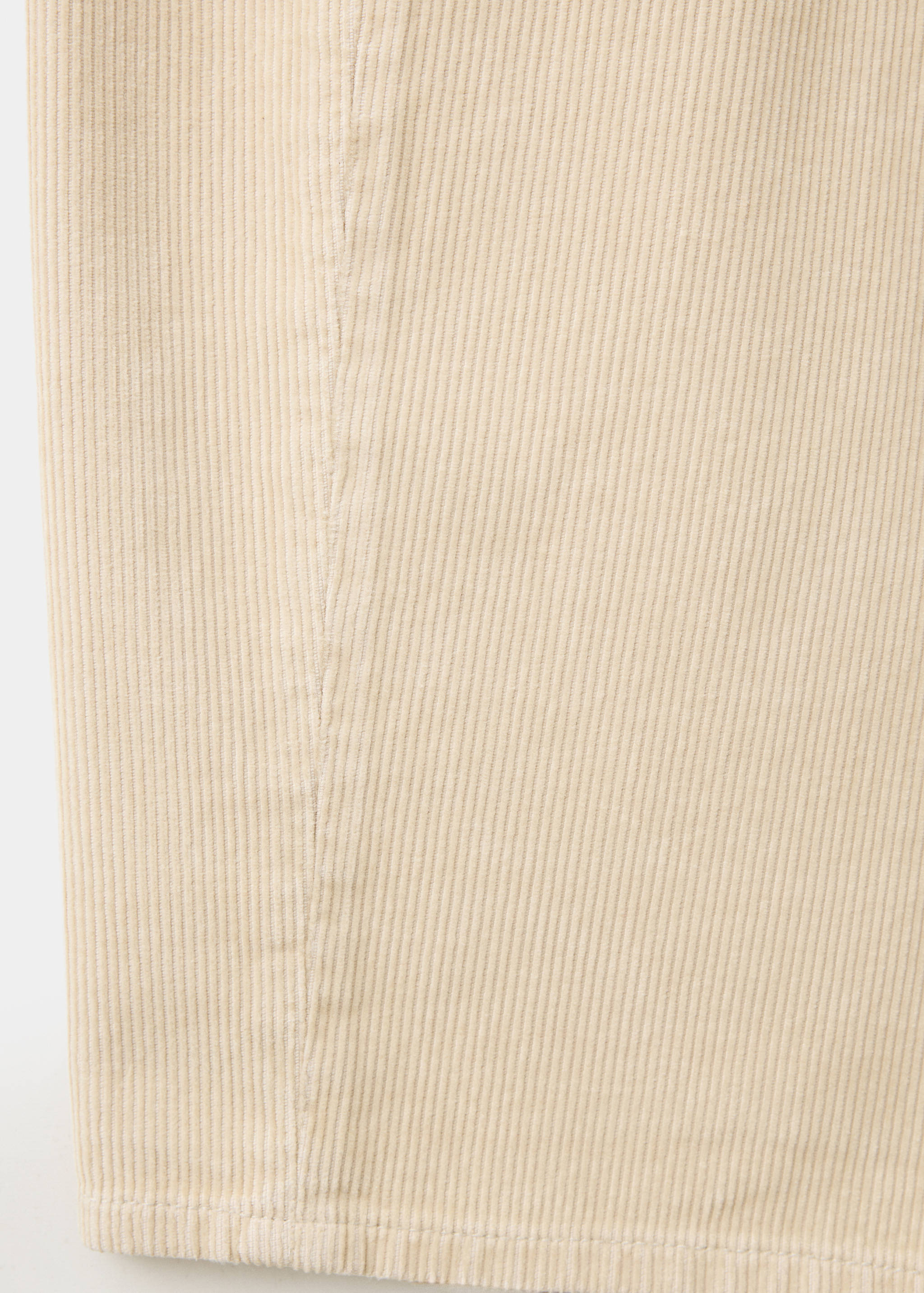 Balloon-fit corduroy pants - Details of the article 0