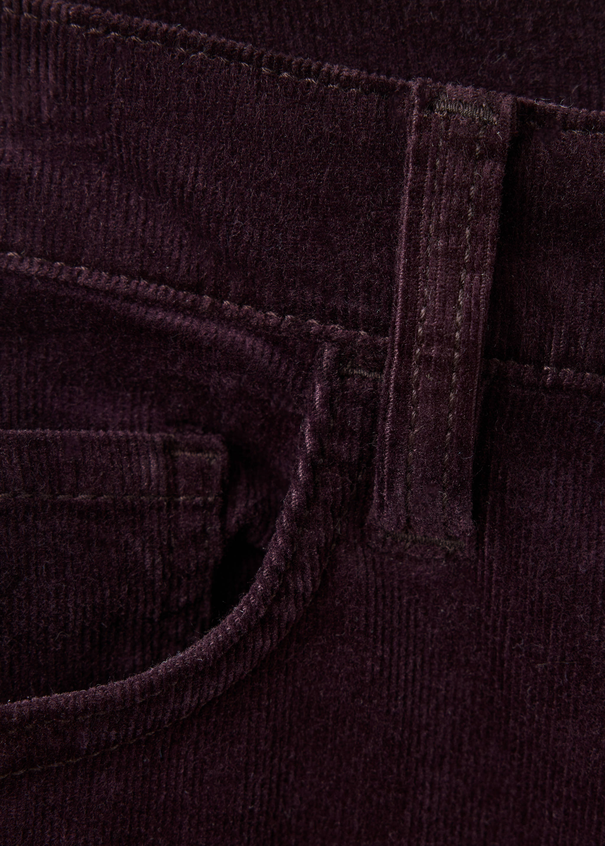 Flared corduroy trousers - Details of the article 0