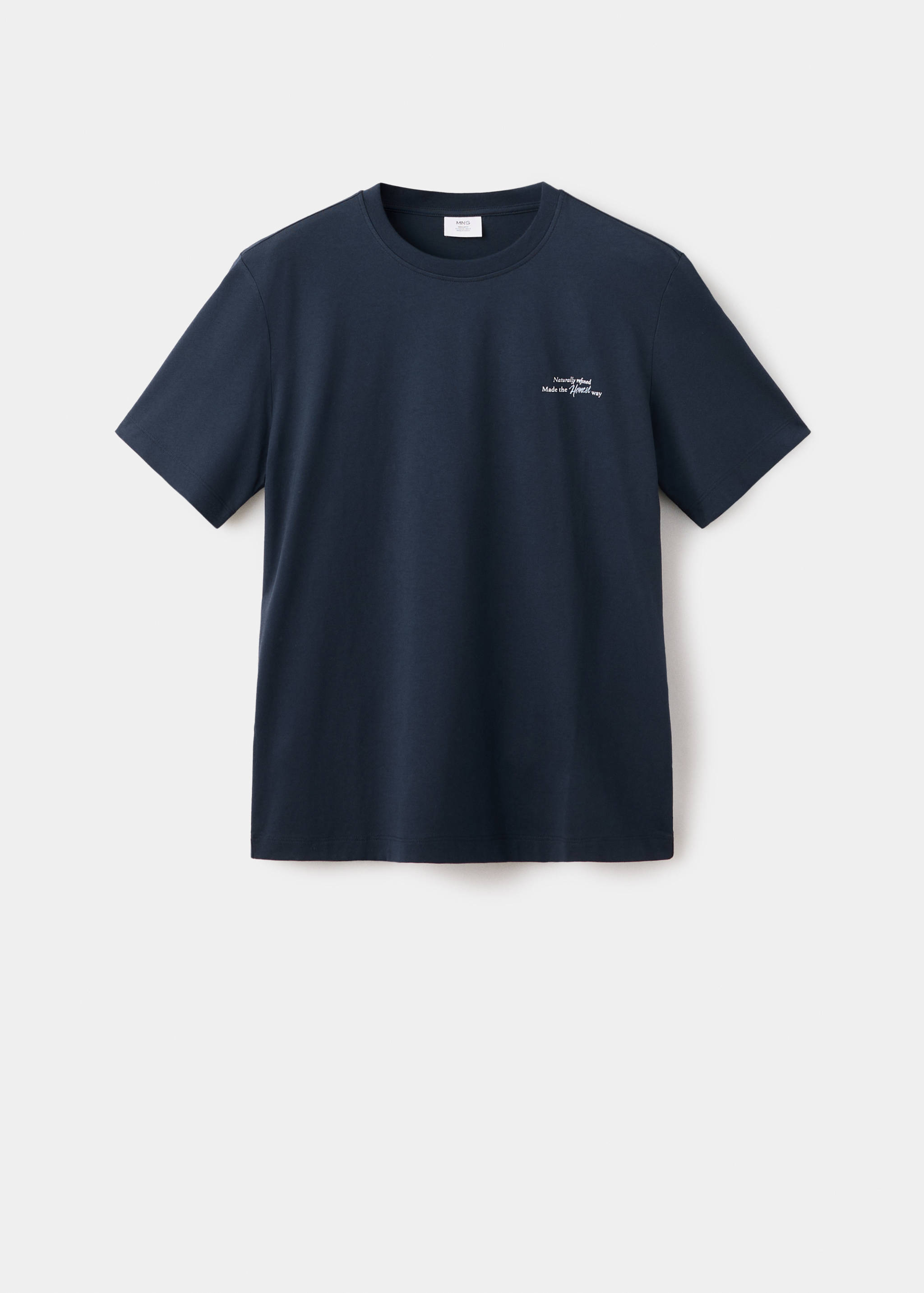 T-shirt 100 % coton texte - Article sans modèle
