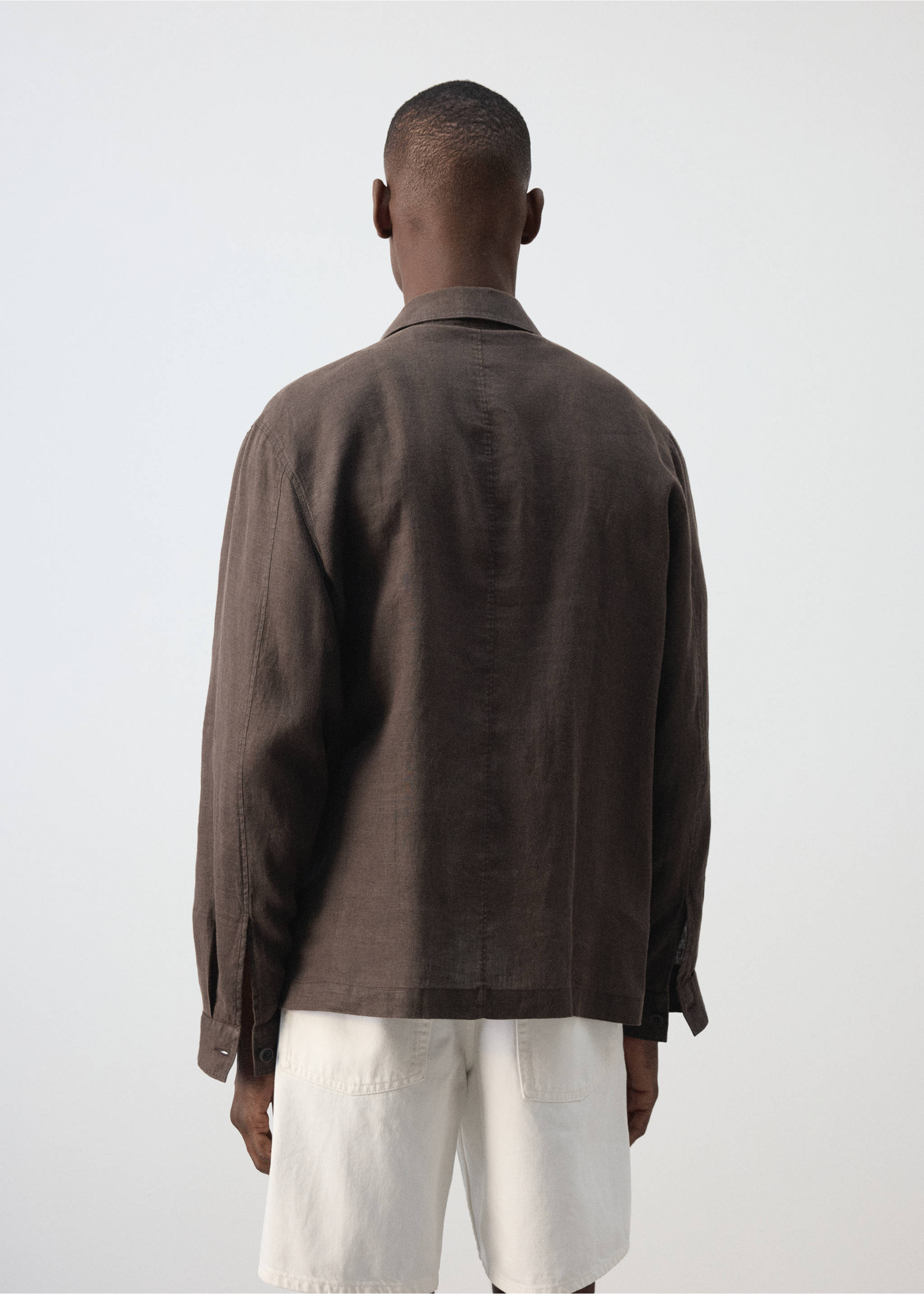 SHIRT PANTINH - Reverse of the article, Brown. Ref: 37047796-00.