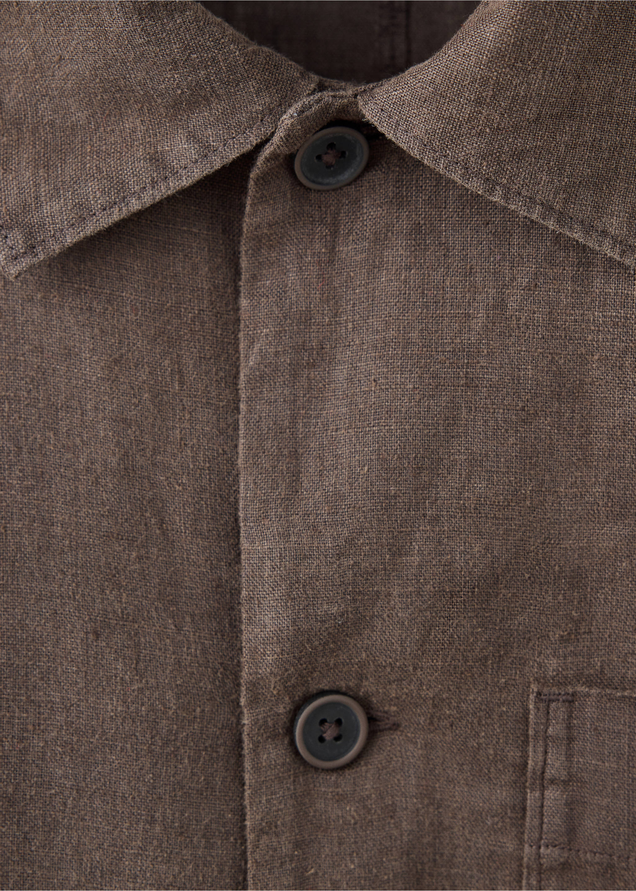 Shirt pantinh - Details of the article 8, Brown. Ref: 37047796-00.