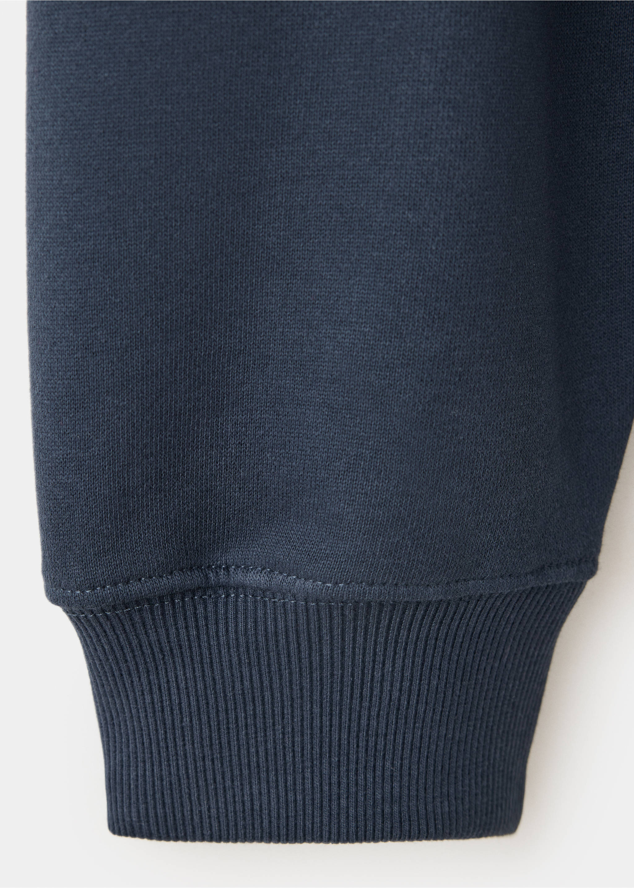 Sweat-shirt coton texte - Détail de l'article 8, Bleu marine. Ref: 37047800-00.
