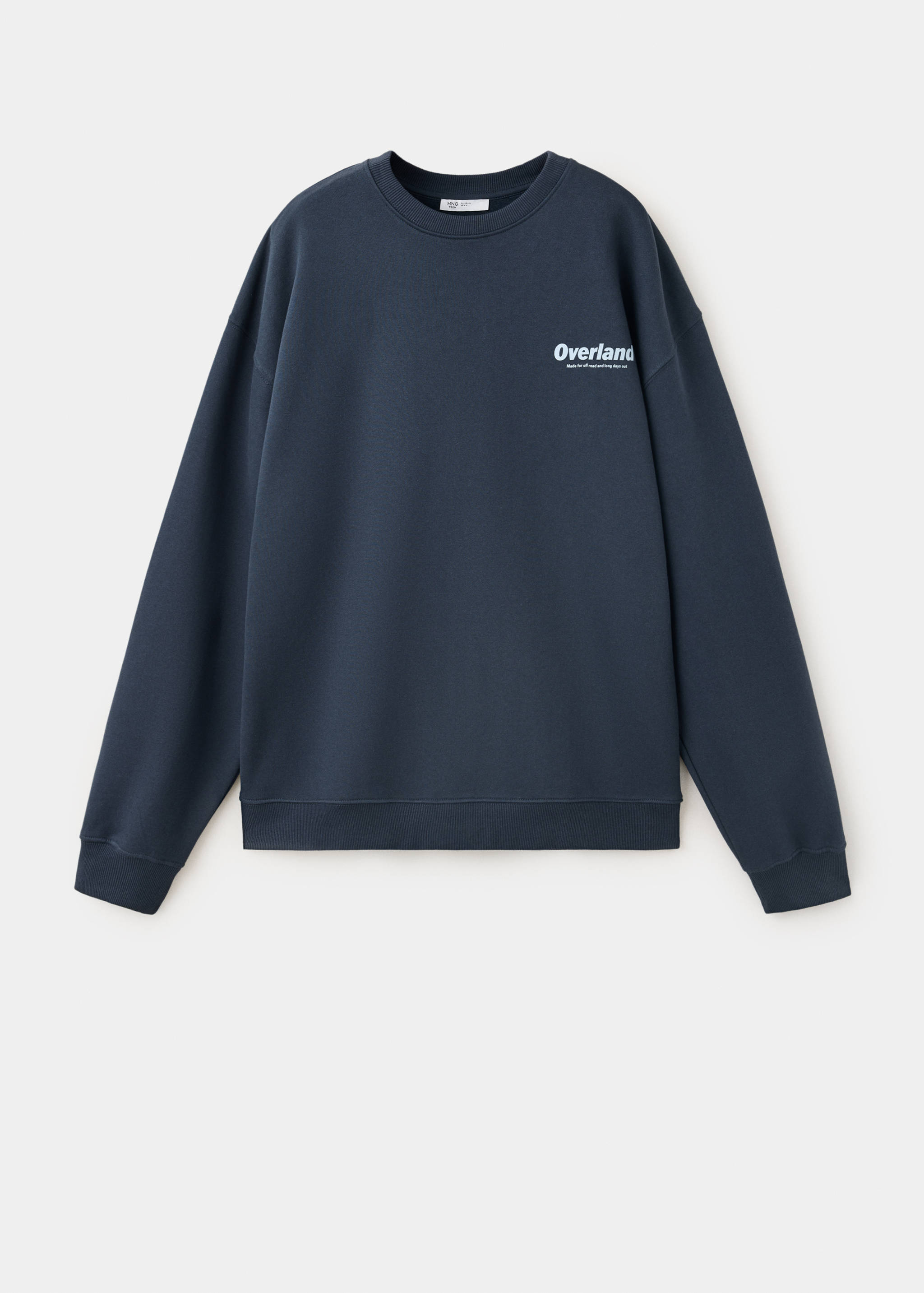Sweat-shirt coton texte - Article sans modèle