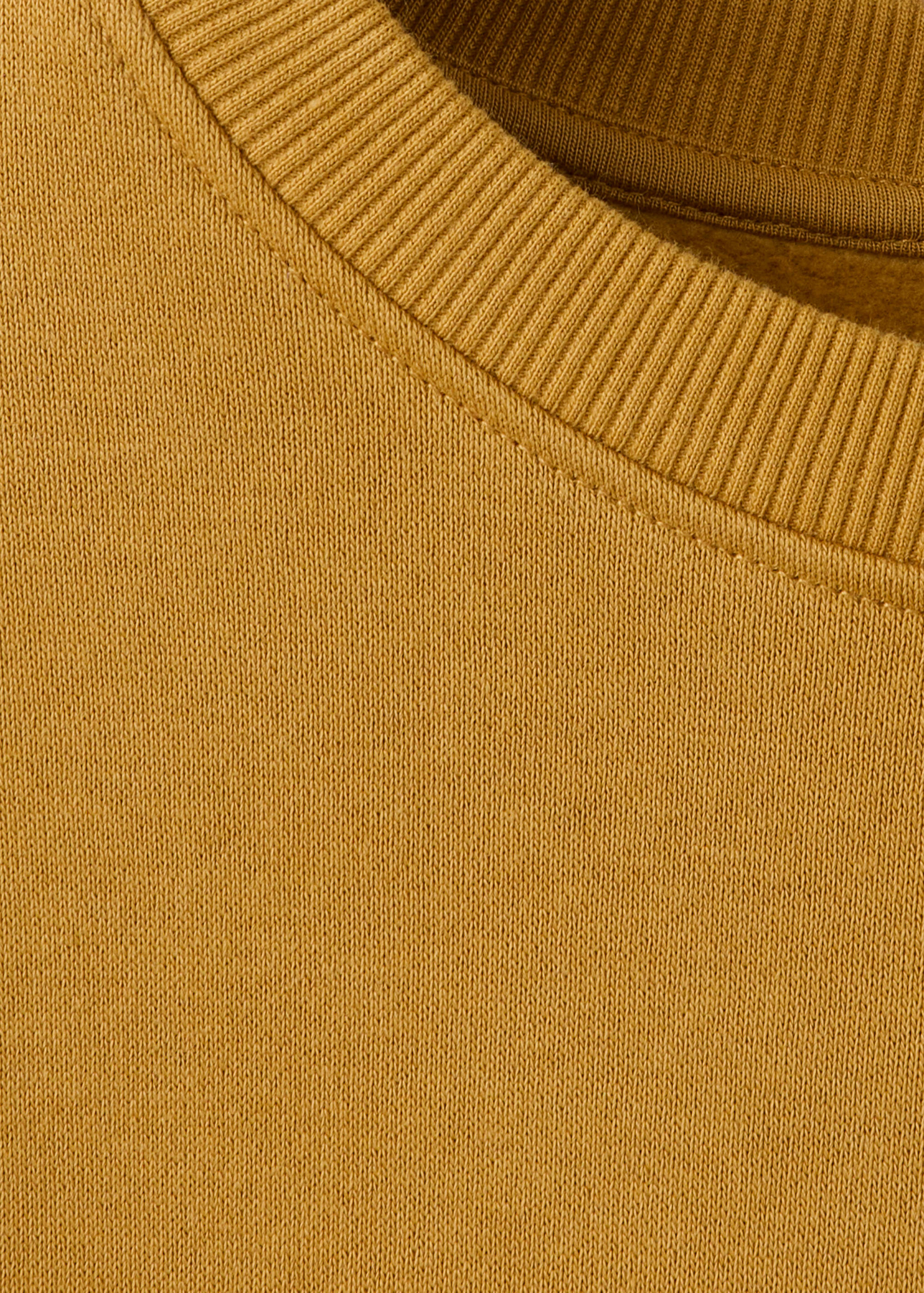 Cotton sweatshirt with text - Details of the article 8