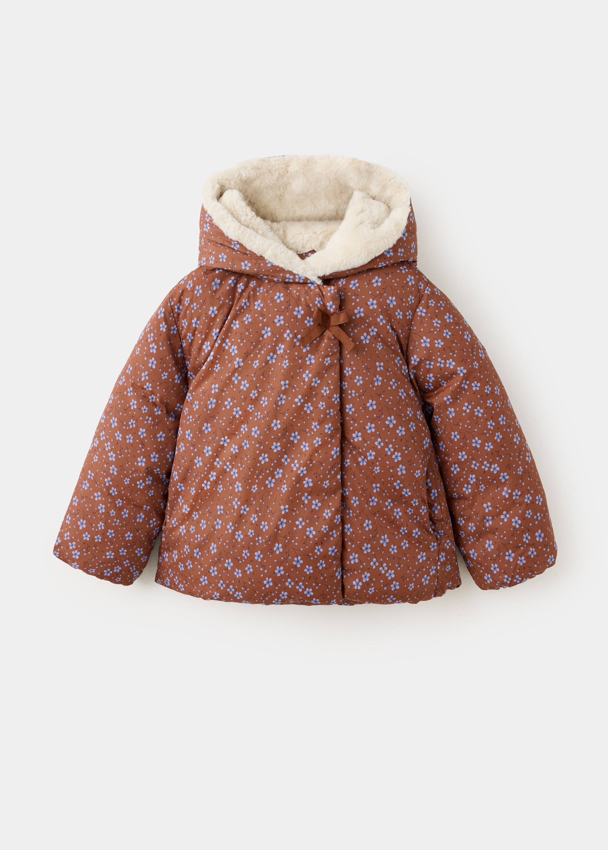 Flowers print anorak - Article without model