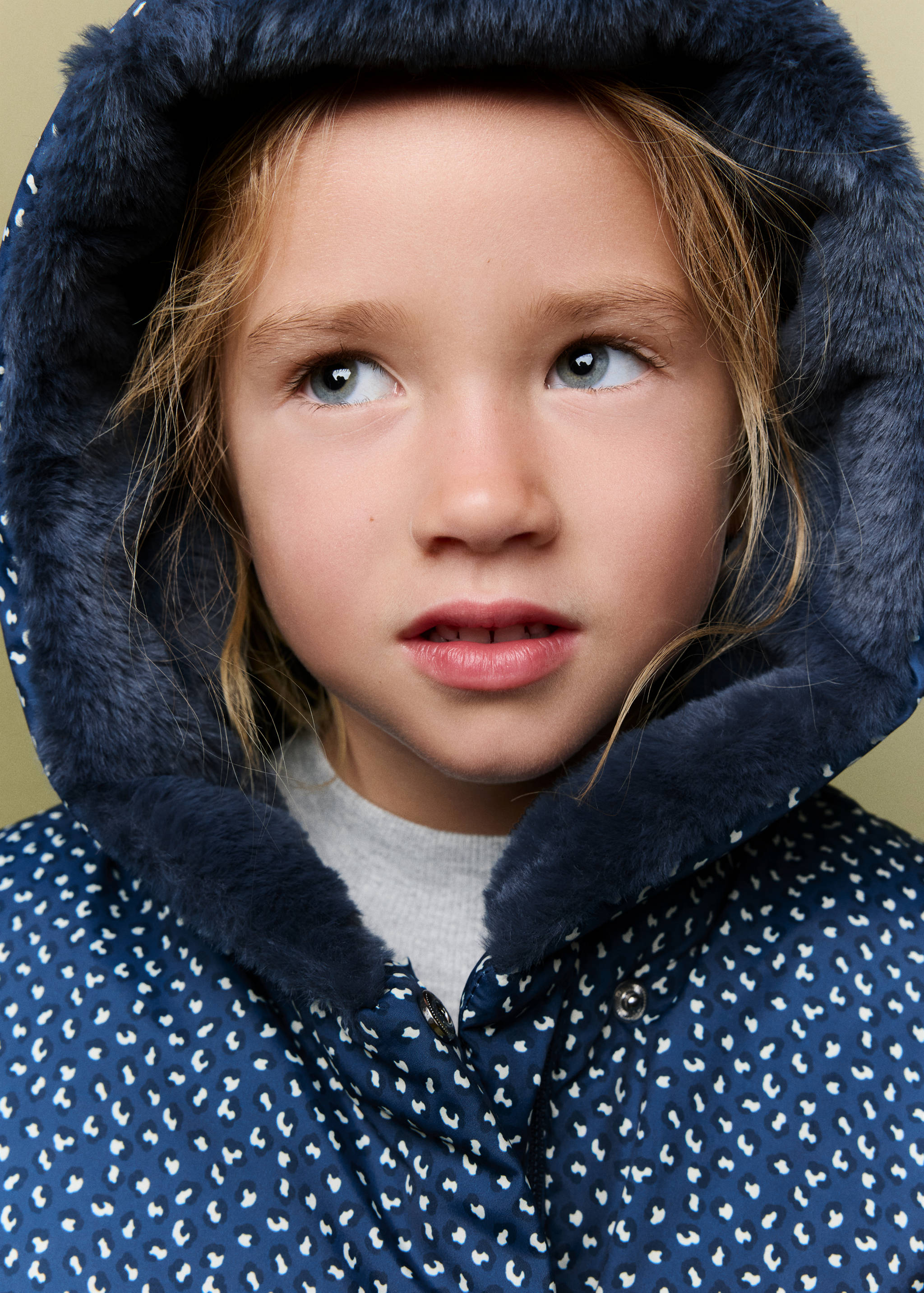 Printed quilted coat - Details of the article 1