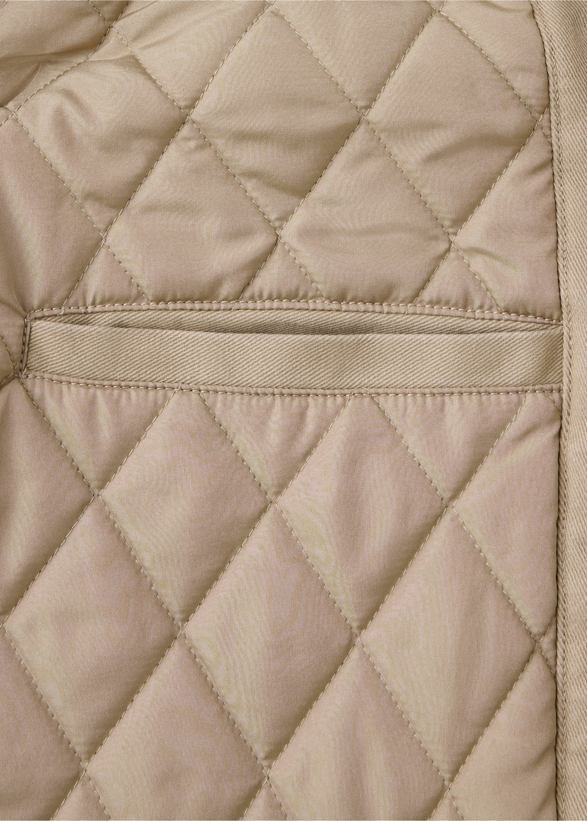 Jacka i 100 % bomull med manchesterkrage - Detaljer om artikeln 0, Beige. Ref: 37047898-00.