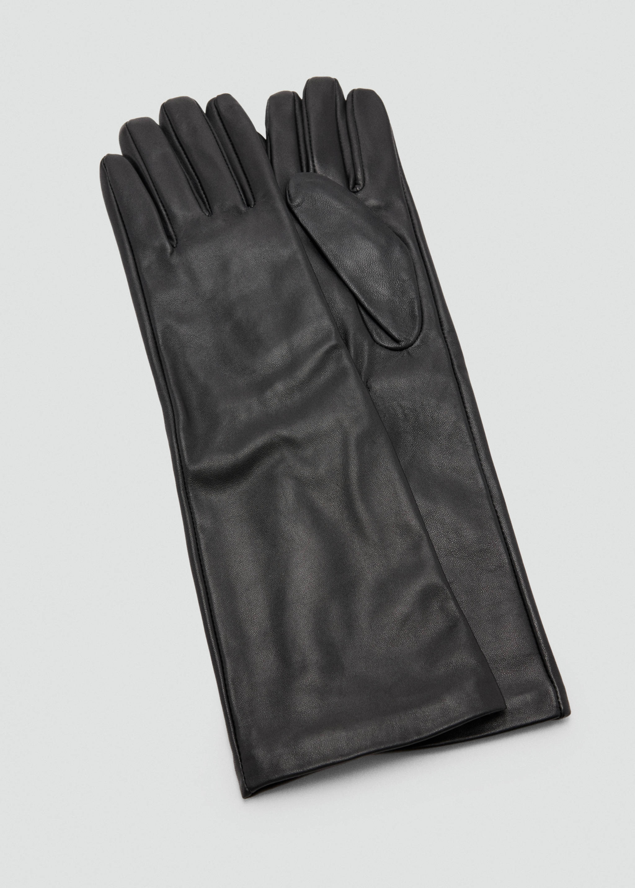 Lange handschoenen van getrommeld leer - Detail van het artikel 1