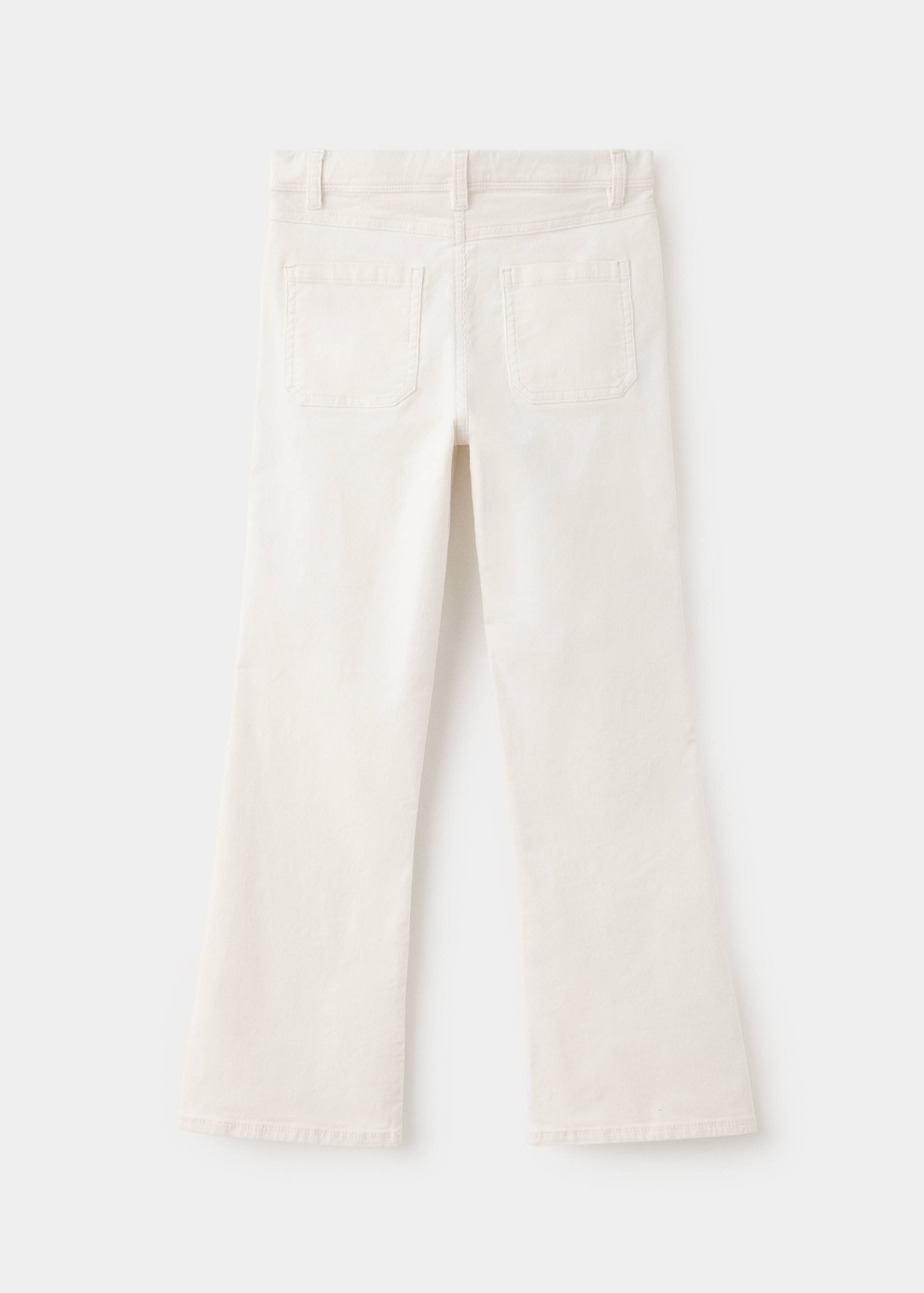 Pantalon flare velours côtelé - Verso de l’article