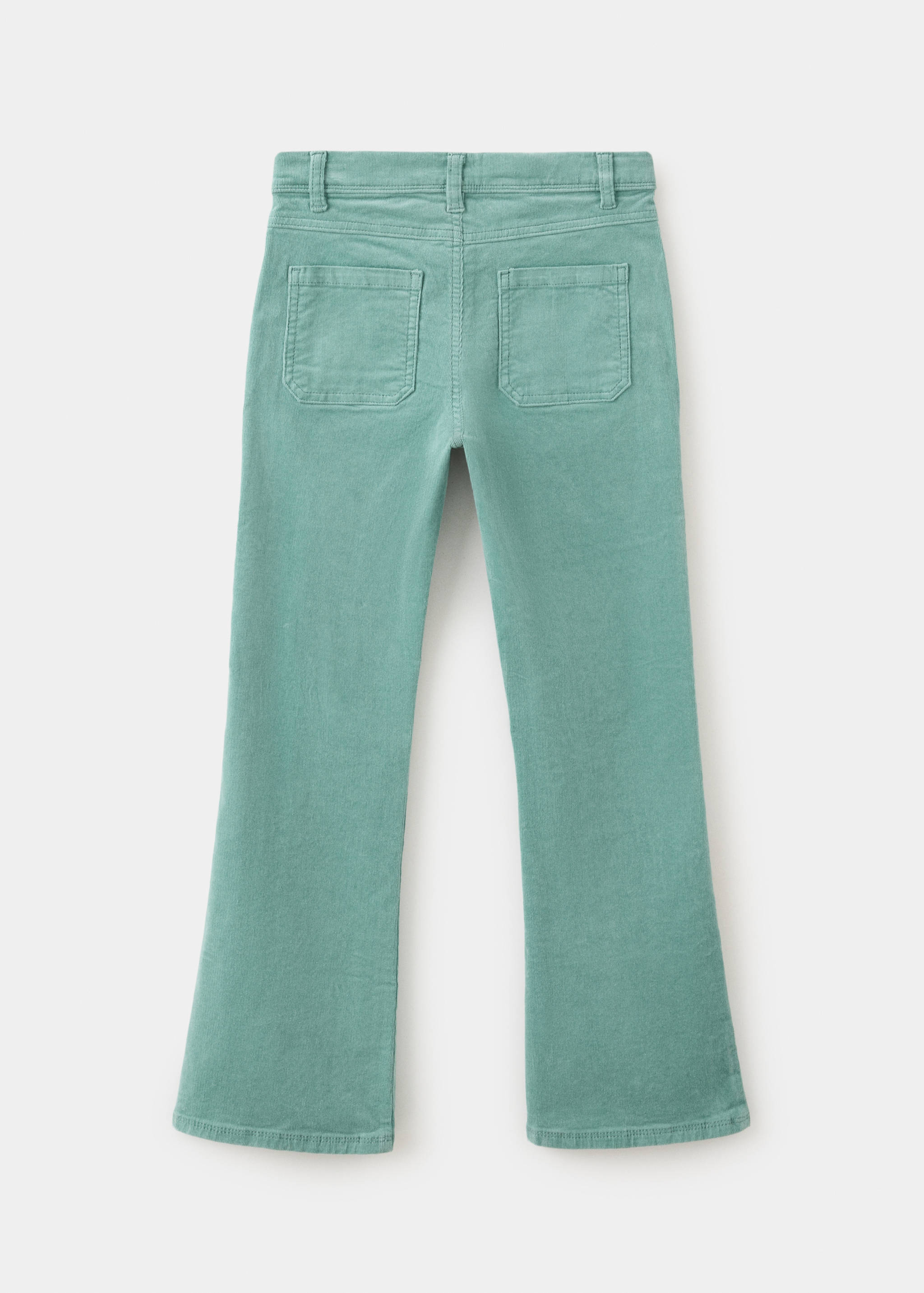 Pantalon flare velours côtelé - Verso de l’article