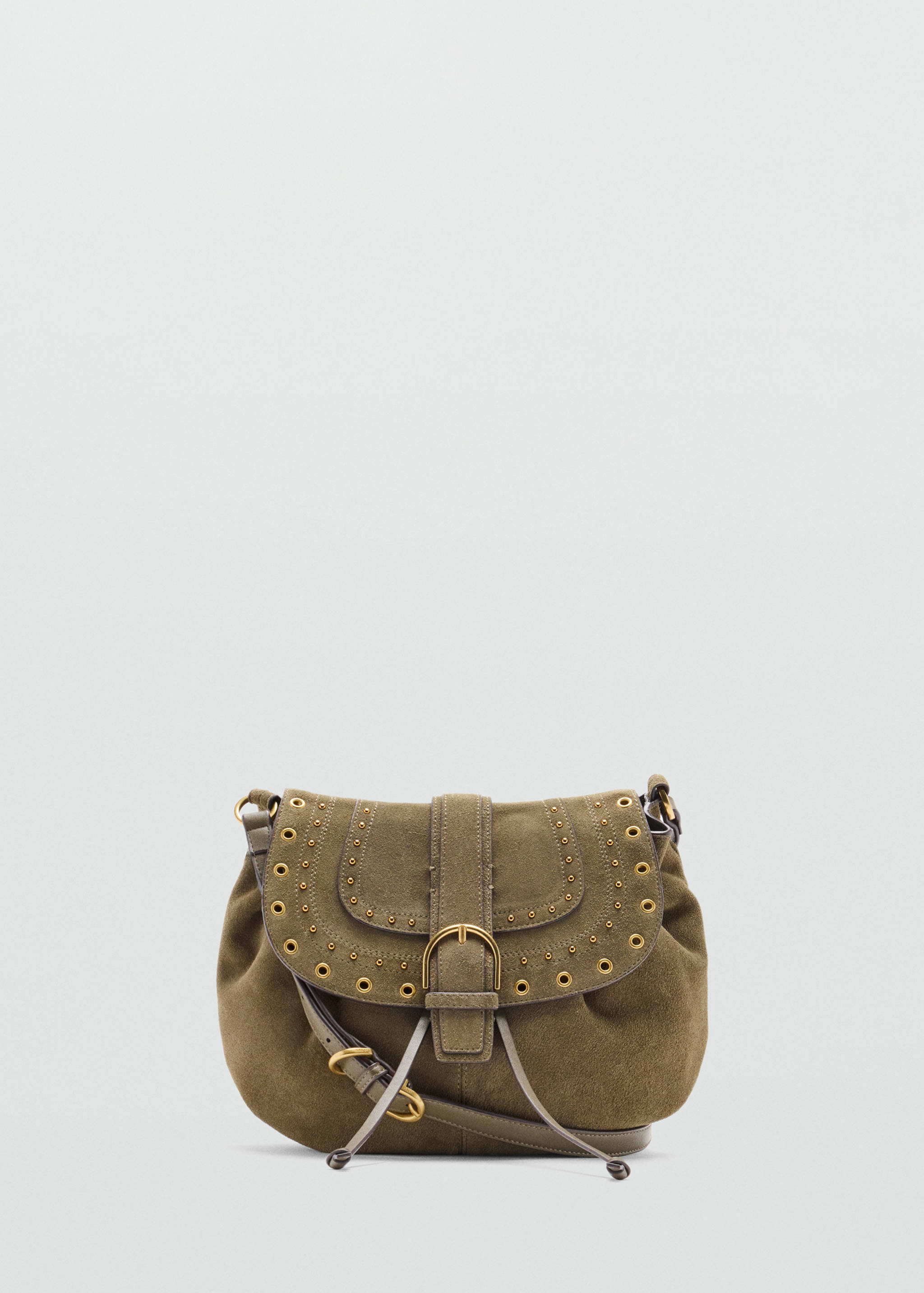 Sac en cuir suédé à clous - Article sans modèle